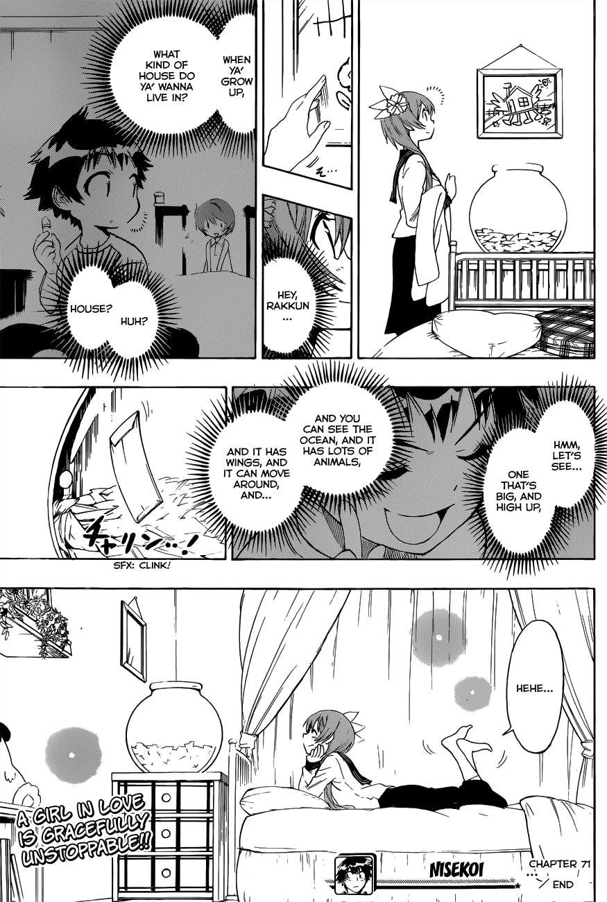 Nisekoi Chapter 71 page 20 - Chapter 71: Work