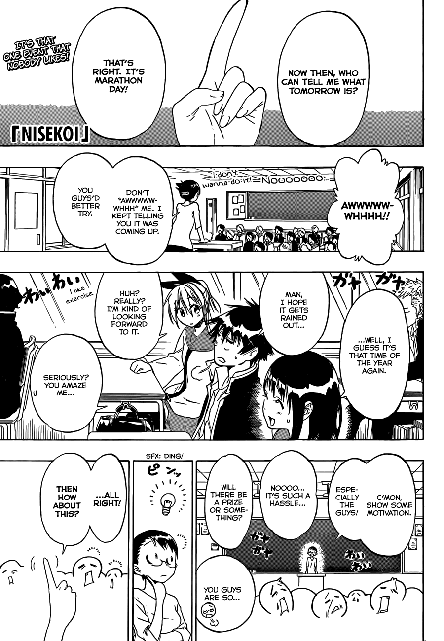 Nisekoi Chapter 72 page 2 - Chapter 72: Marathon