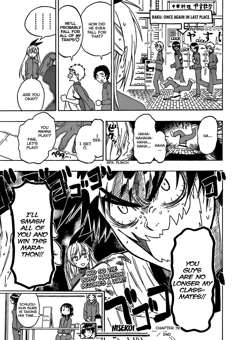 Nisekoi Chapter 72 page 20 - Chapter 72: Marathon