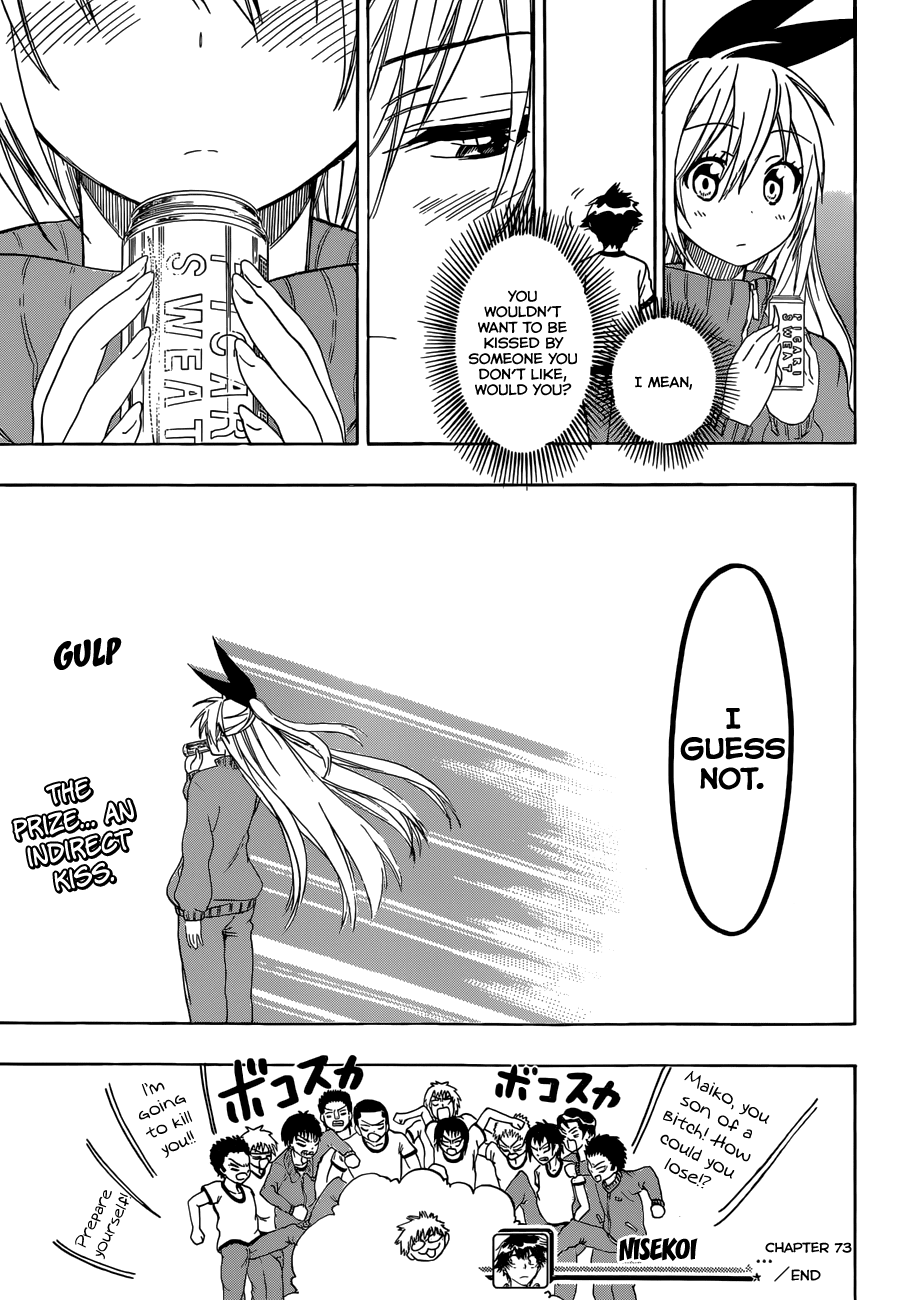 Nisekoi Chapter 73 page 20 - Chapter 73: Kamikaze