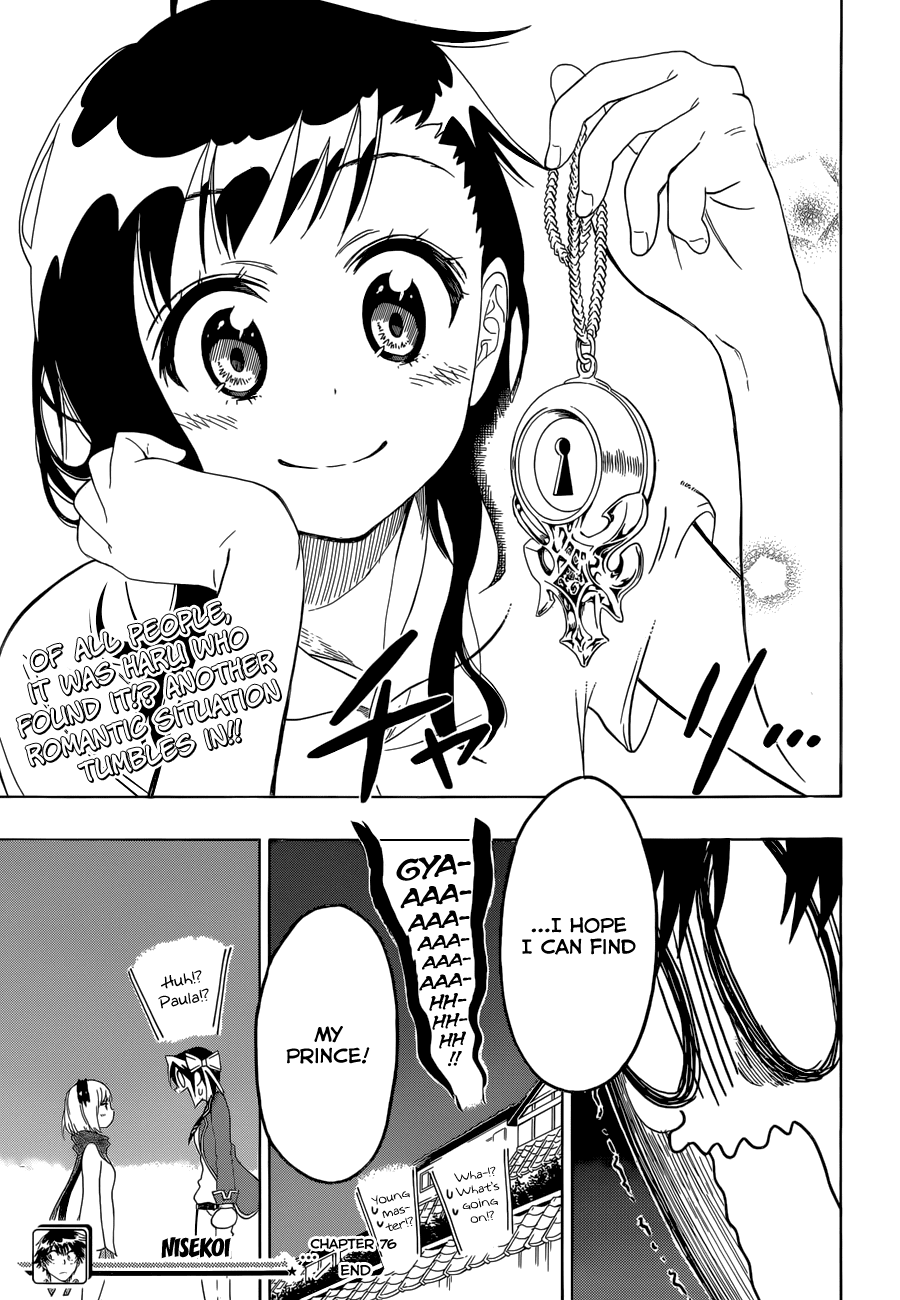 Nisekoi Chapter 76 page 21 - Chapter 76: Little Sister