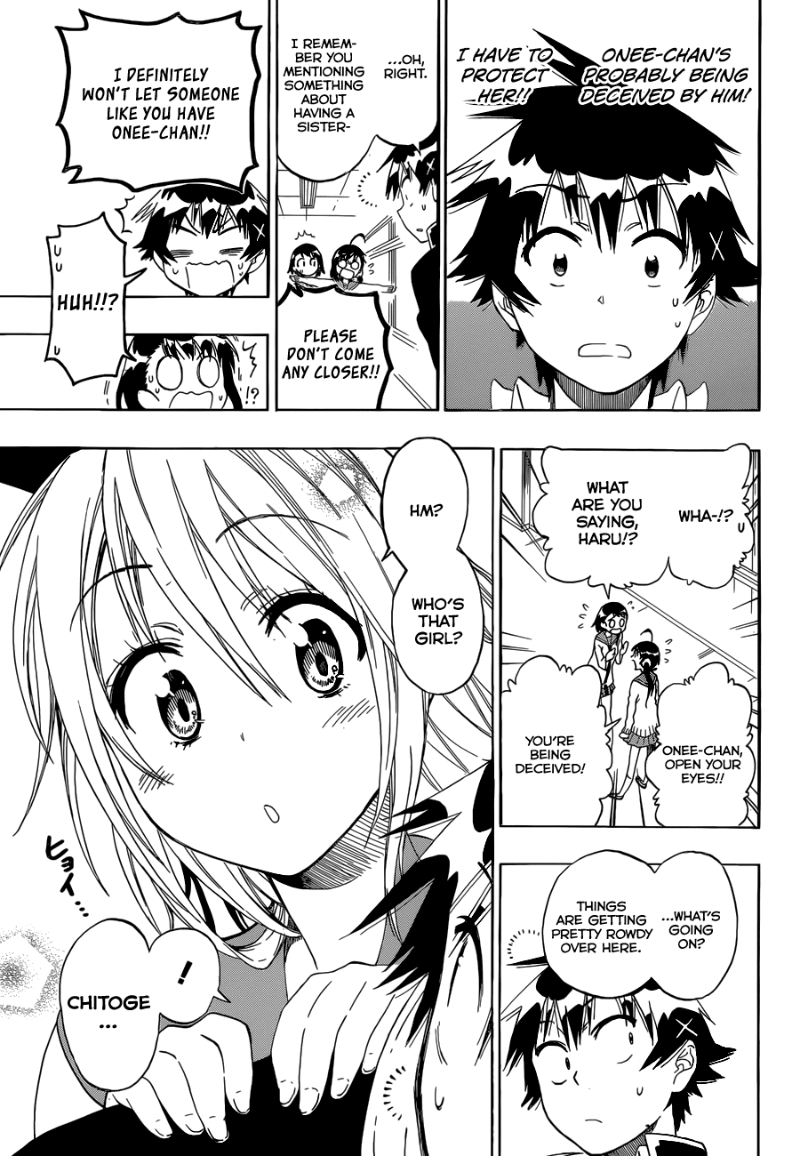 Nisekoi Chapter 76 page 7 - Chapter 76: Little Sister