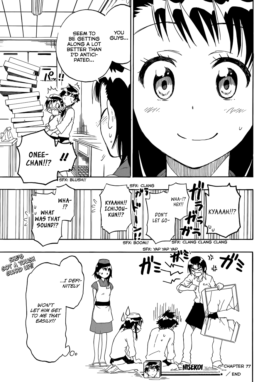Nisekoi Chapter 77 page 20 - Chapter 77: Work