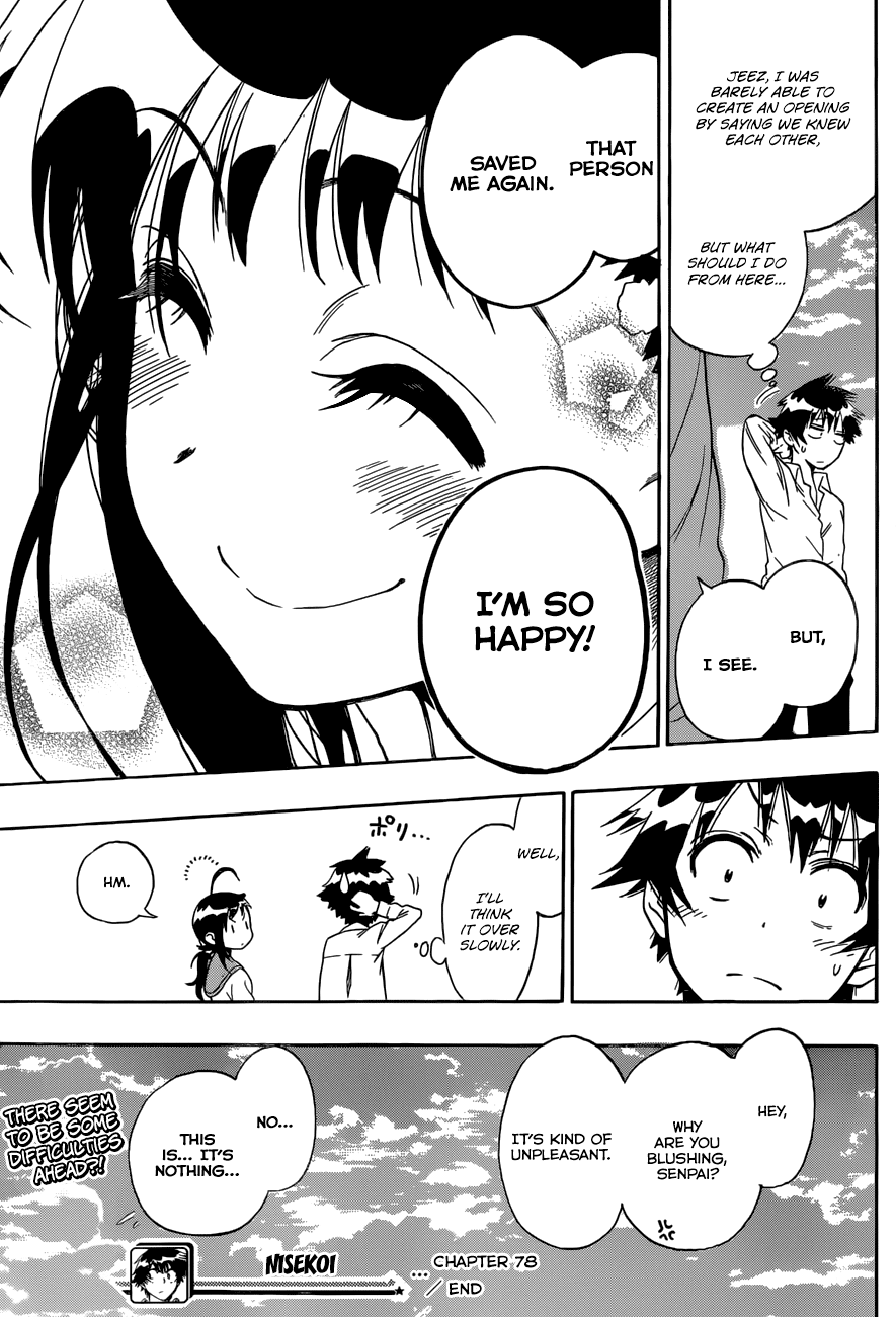 Nisekoi Chapter 78 page 20 - Chapter 78: Give That Back