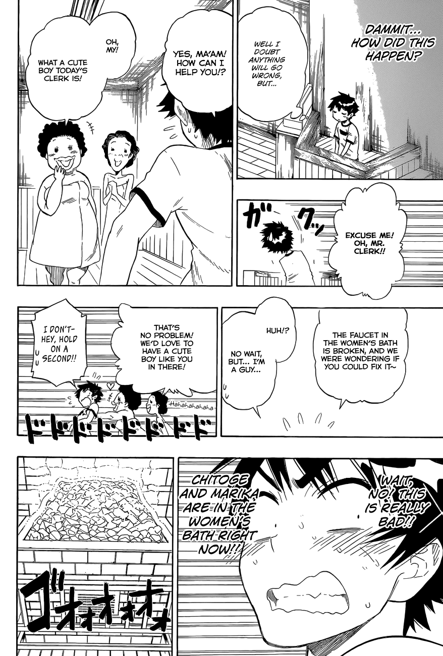 Nisekoi Chapter 81 page 13 - Chapter 81: Bath House