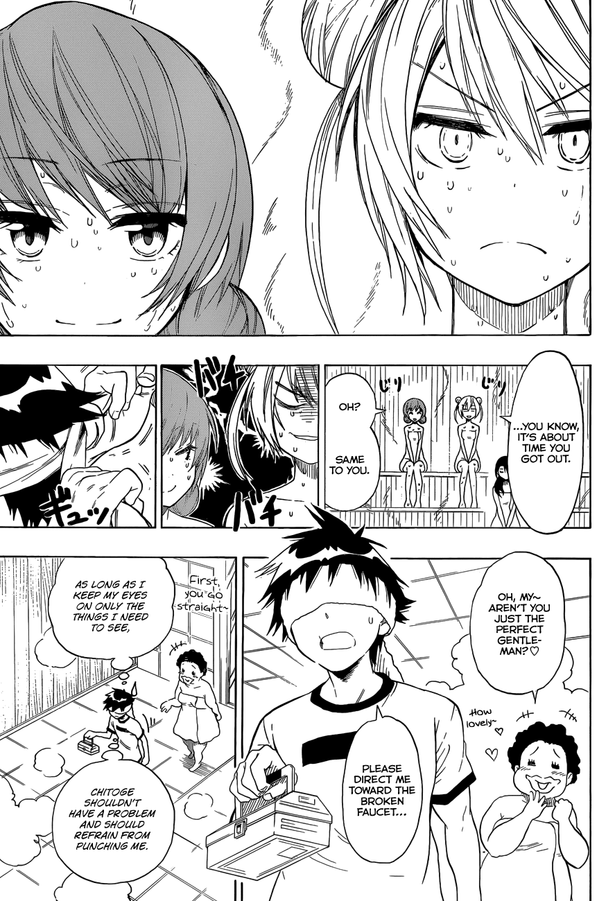 Nisekoi Chapter 81 page 14 - Chapter 81: Bath House