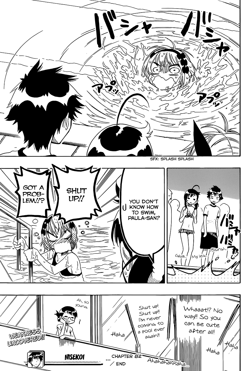 Nisekoi Chapter 82 page 19 - Chapter 82: Cleaning