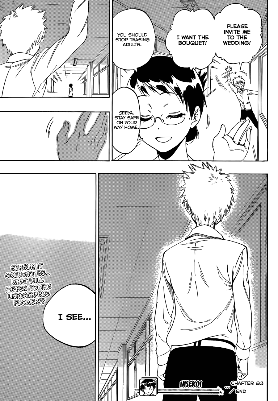 Nisekoi Chapter 83 page 20 - Chapter 83: Crush