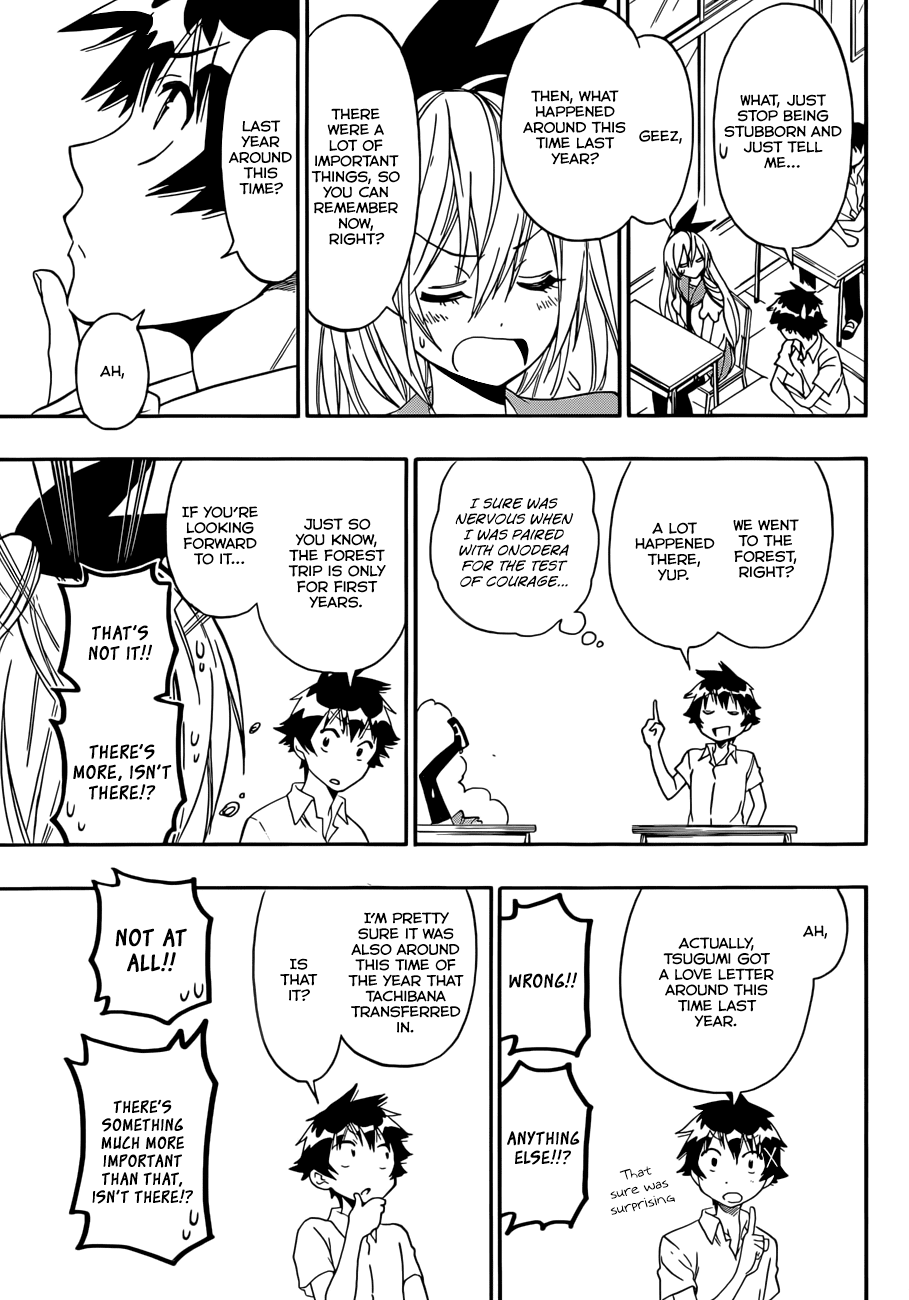 Nisekoi Chapter 87 page 10 - Chapter 87: What Day