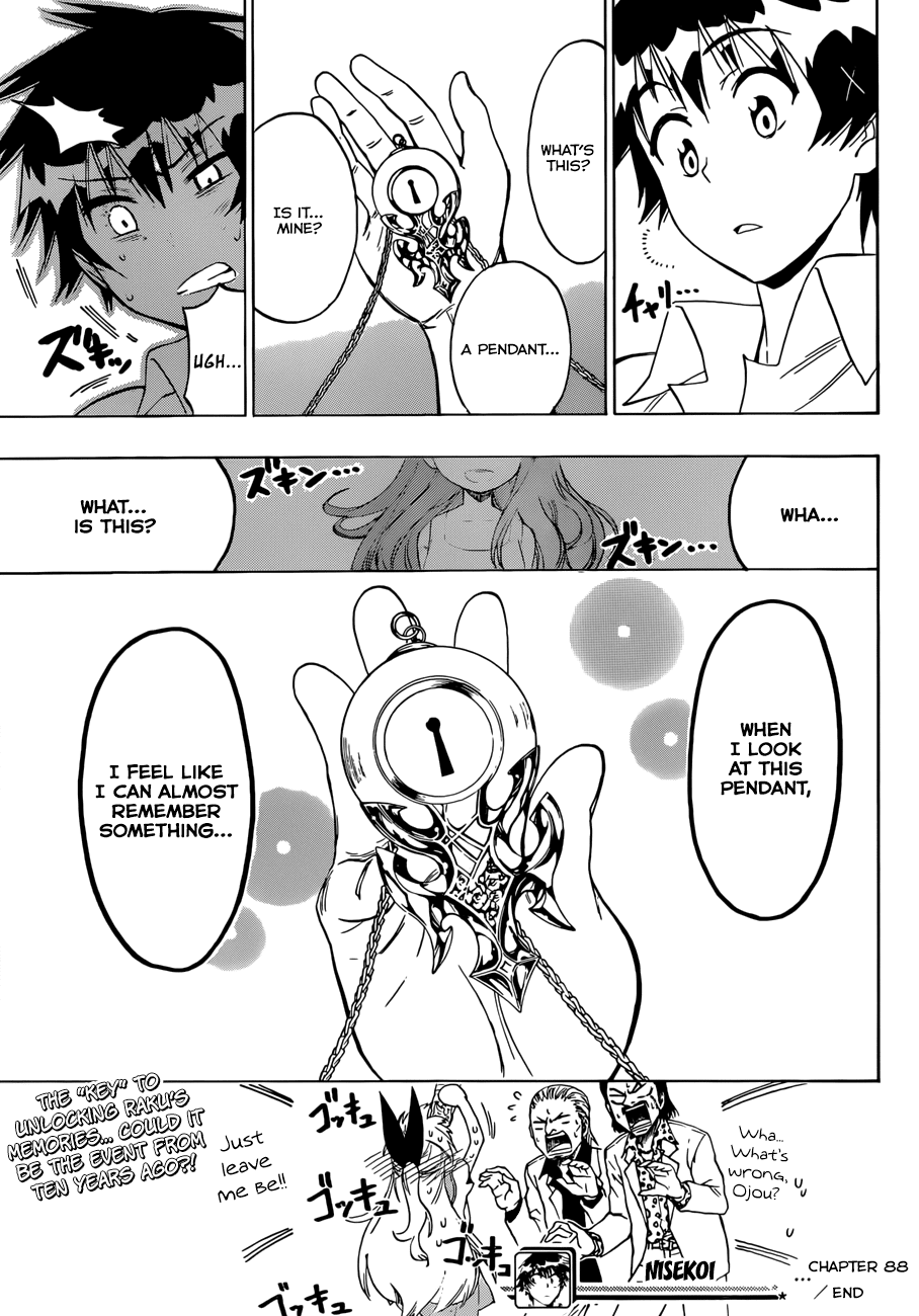 Nisekoi Chapter 88 page 20 - Chapter 88: Loss