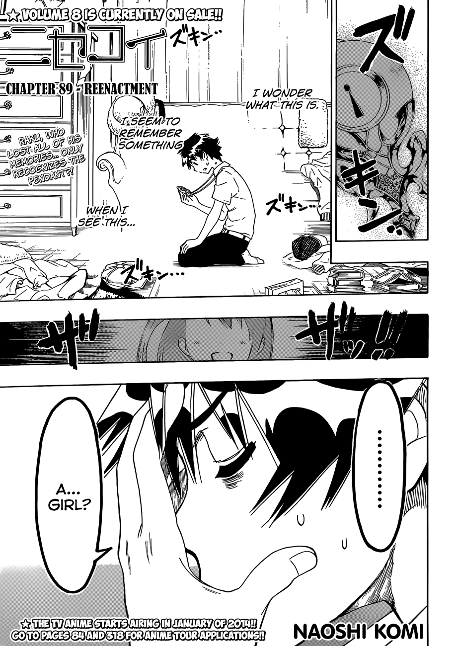 Nisekoi Chapter 89 page 2 - Chapter 89: Reenactment