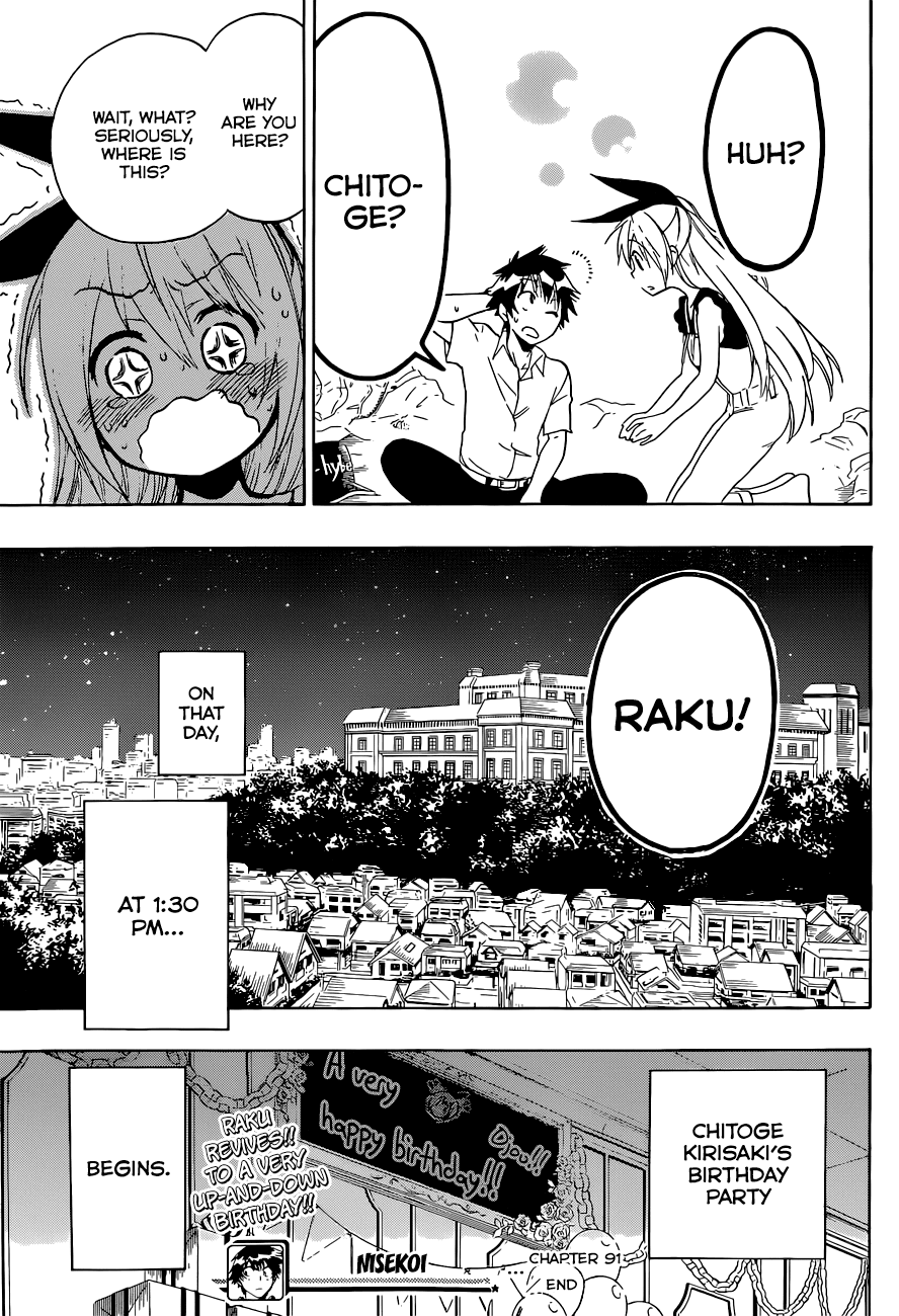 Nisekoi Chapter 91 page 19 - Chapter 91: Frustration