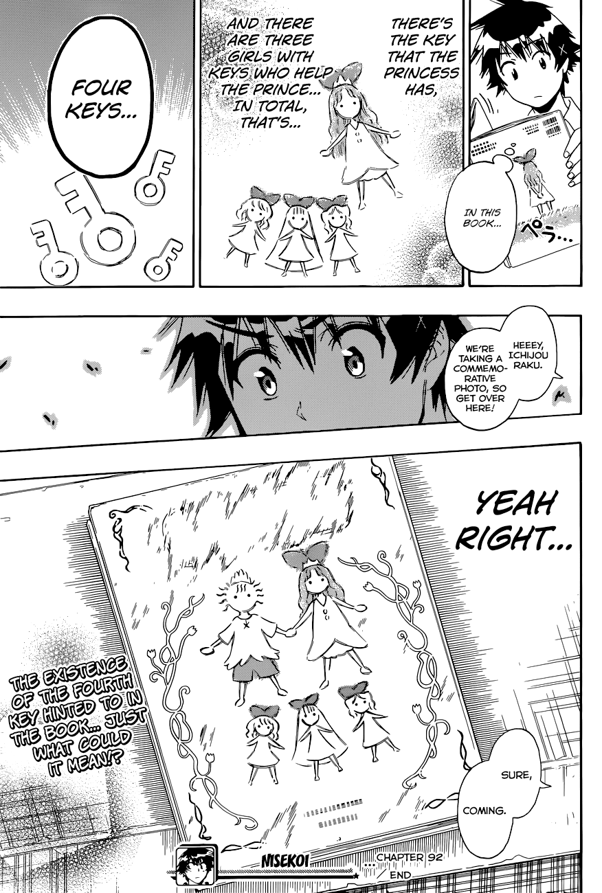 Nisekoi Chapter 92 page 20 - Chapter 92: Bouquet