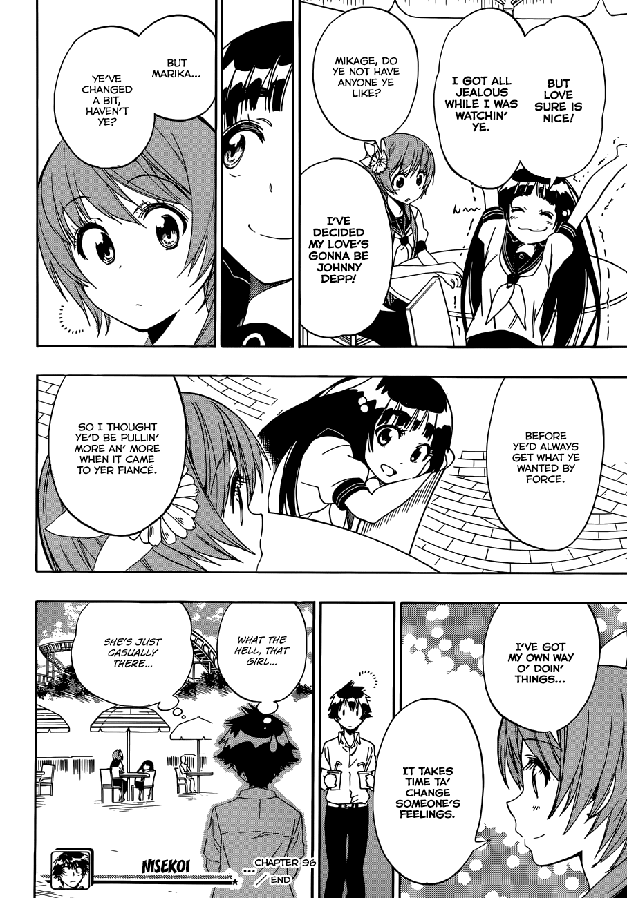 Nisekoi Chapter 96 page 19 - Chapter 96: Imagination