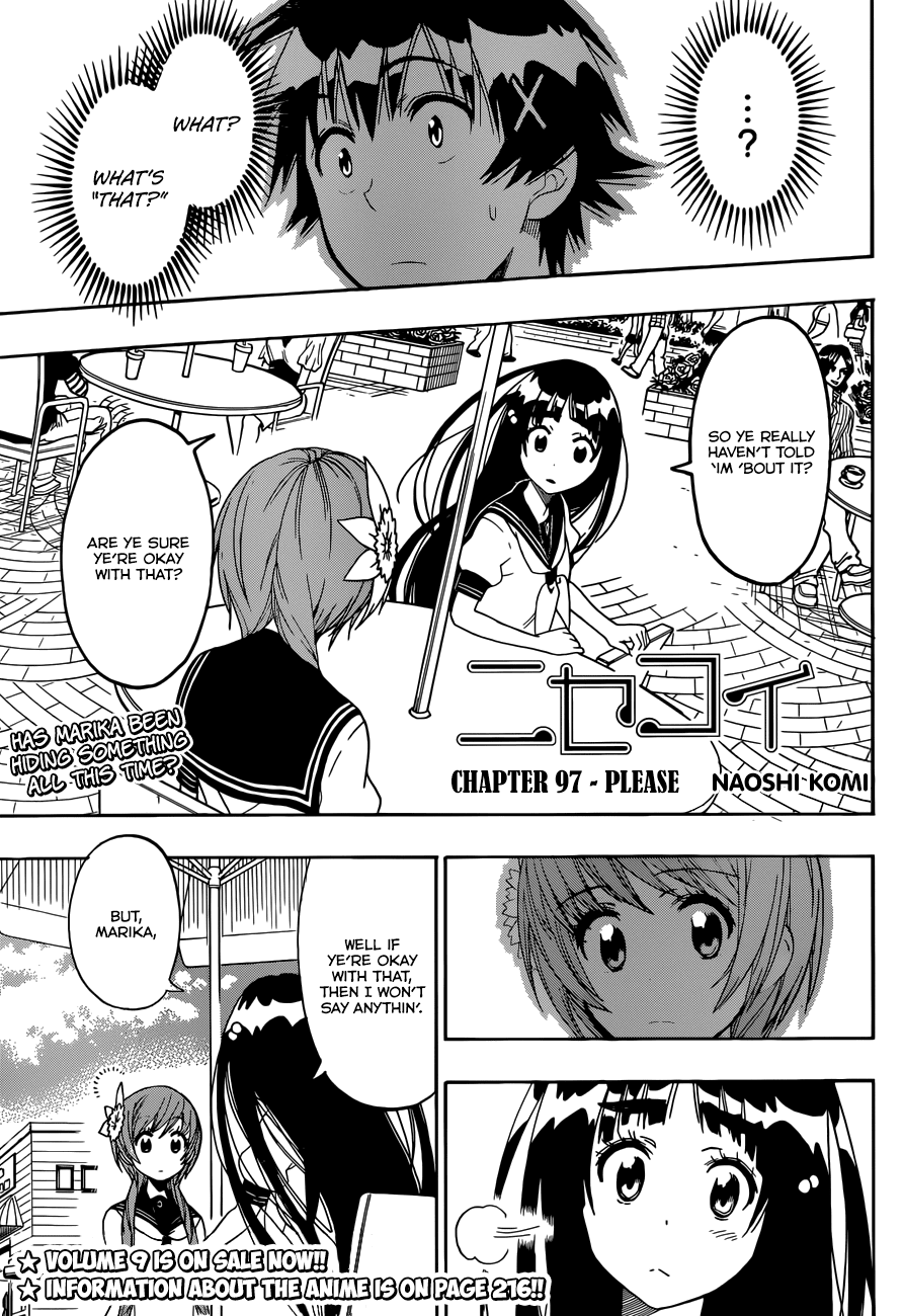 Nisekoi Chapter 97 page 2 - Chapter 97: Please
