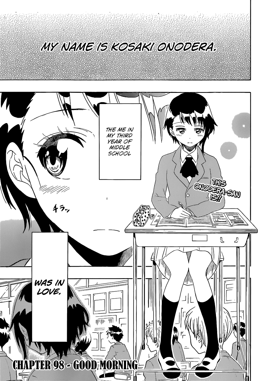 Nisekoi Chapter 98 page 5 - Chapter 98: Good Morning