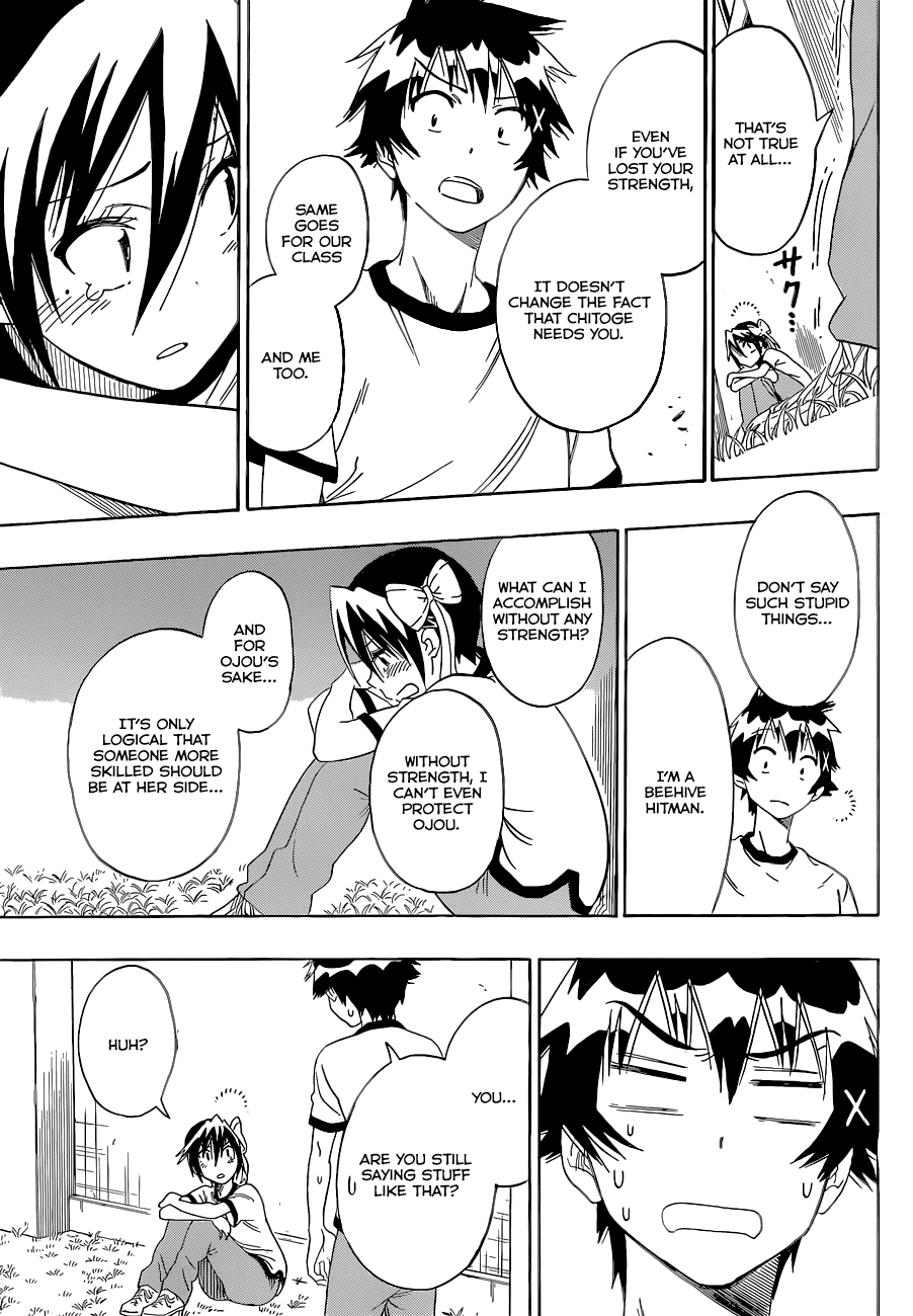 Nisekoi Chapter 99 page 14 - Chapter 99: Feeble