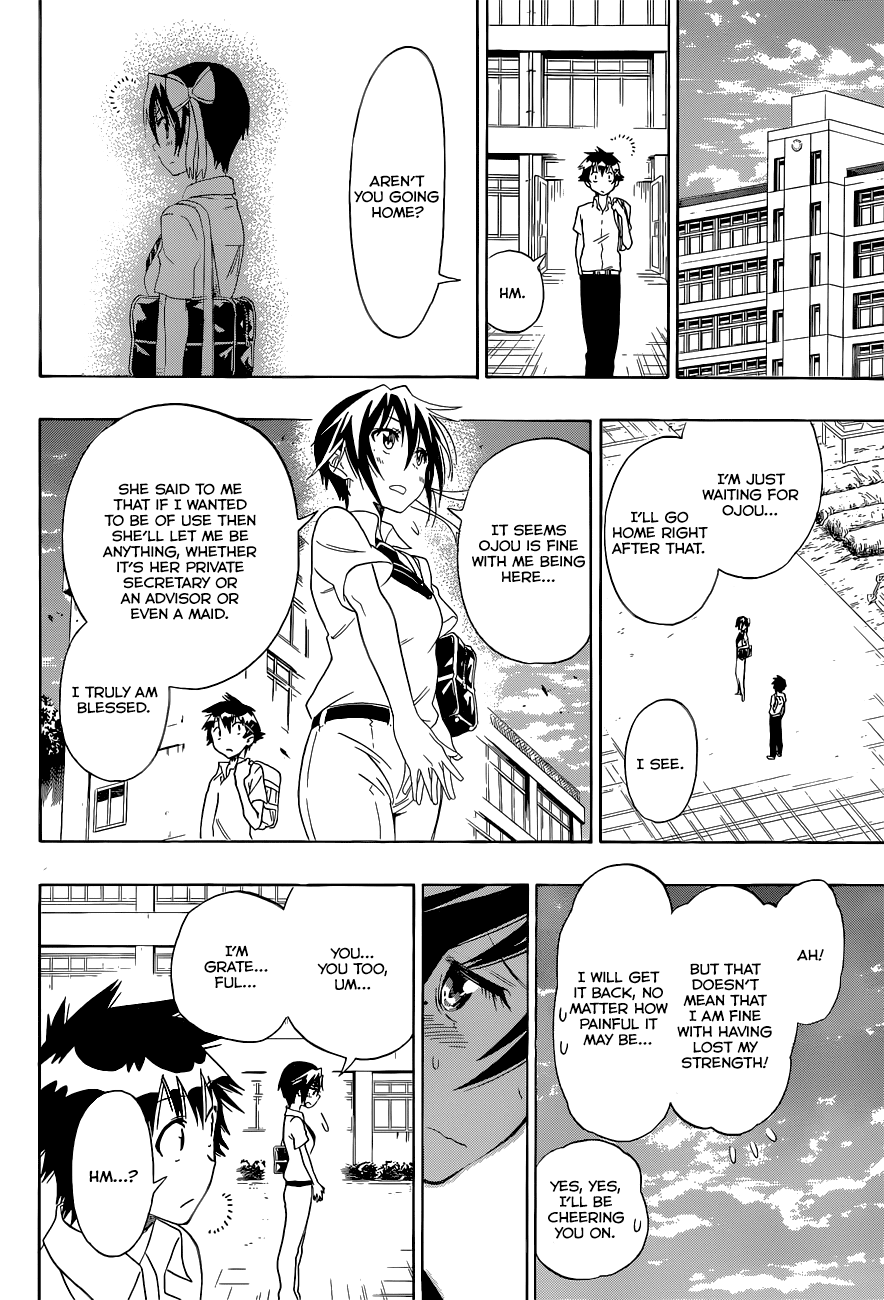 Nisekoi Chapter 99 page 17 - Chapter 99: Feeble