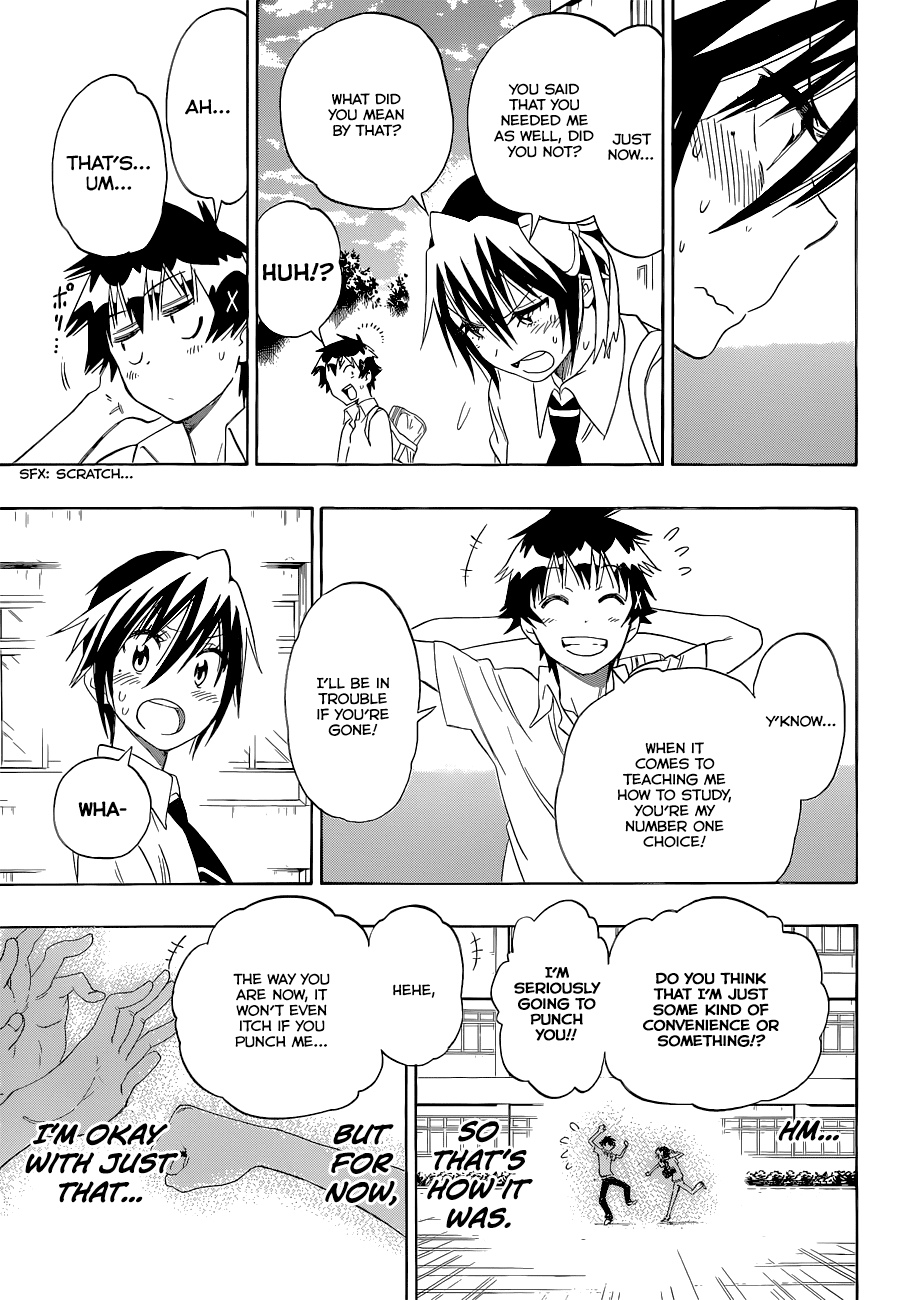 Nisekoi Chapter 99 page 18 - Chapter 99: Feeble