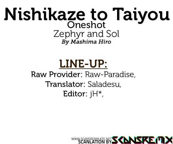 Nishikaze to Taiyou Chapter 0.2 page 1 - Chapter 0 v2 : [Oneshot]