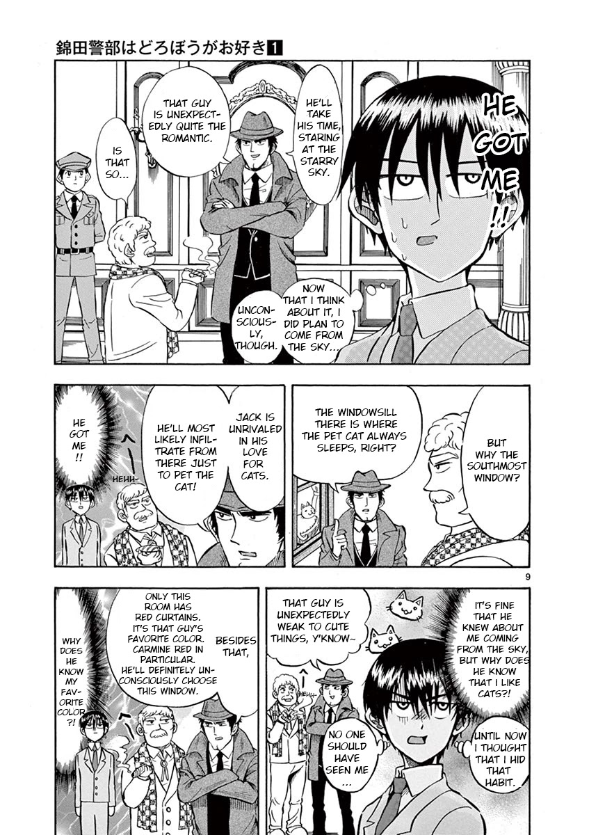 Nishikida Keibu wa Dorobou ga Osuki Chapter 1 page 10 - Chapter 1: Kaitou Jack