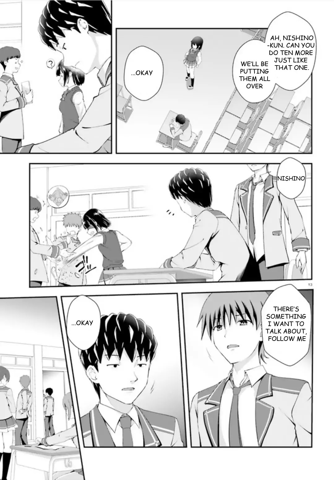 Nishino – The Boy At The Bottom Of The School Caste And Also At The Top Of The Underground Chapter 3 page 13 - Chapter 3: File.003 The Normal and The Handsome