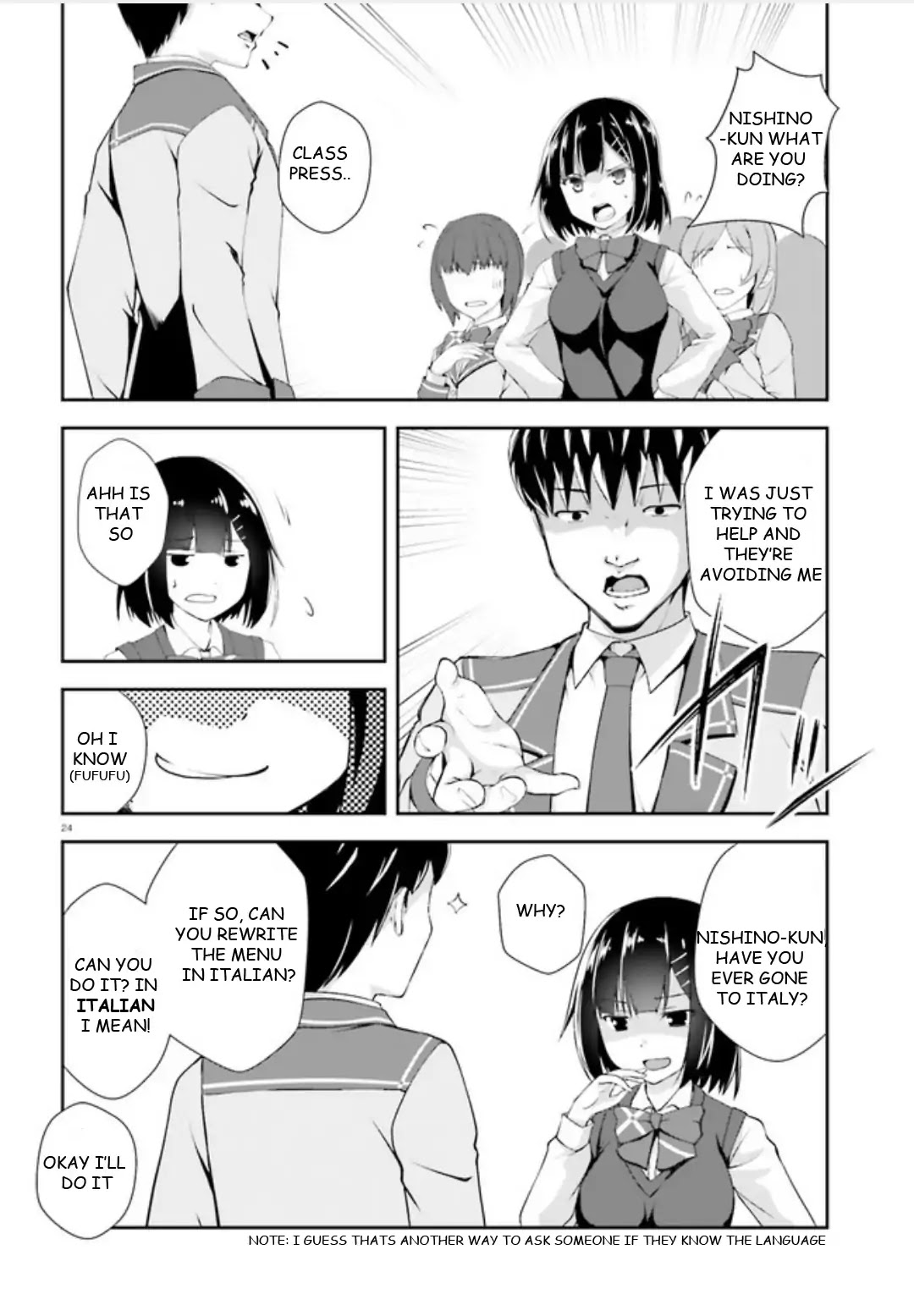 Nishino – The Boy At The Bottom Of The School Caste And Also At The Top Of The Underground Chapter 3 page 24 - Chapter 3: File.003 The Normal and The Handsome