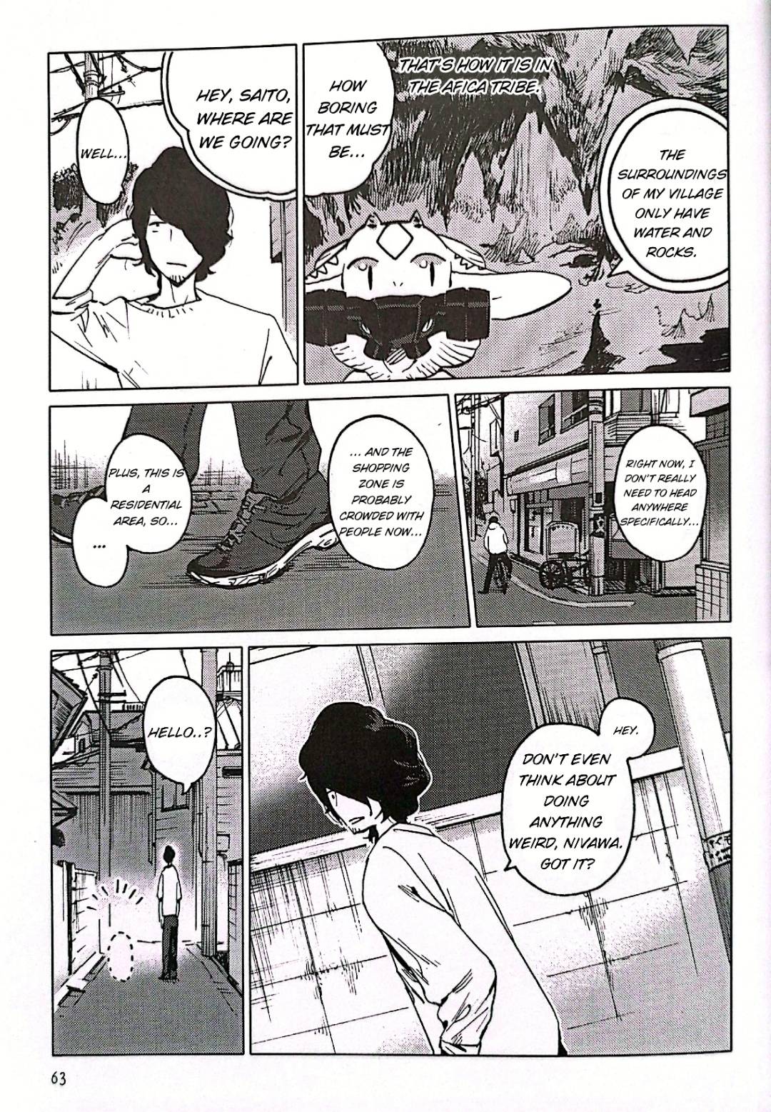 Nivawa to Saitou Chapter 4 page 5 - Chapter 4