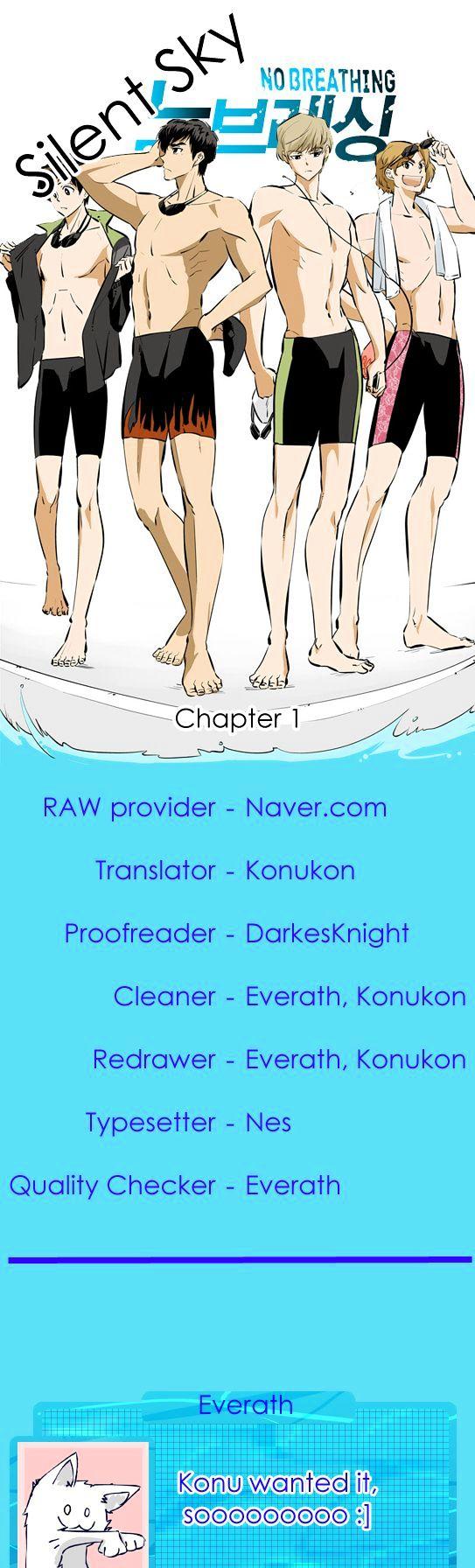 No Breathing Chapter 1 page 1 - Chapter 1 : Flower Boy Swimming Club