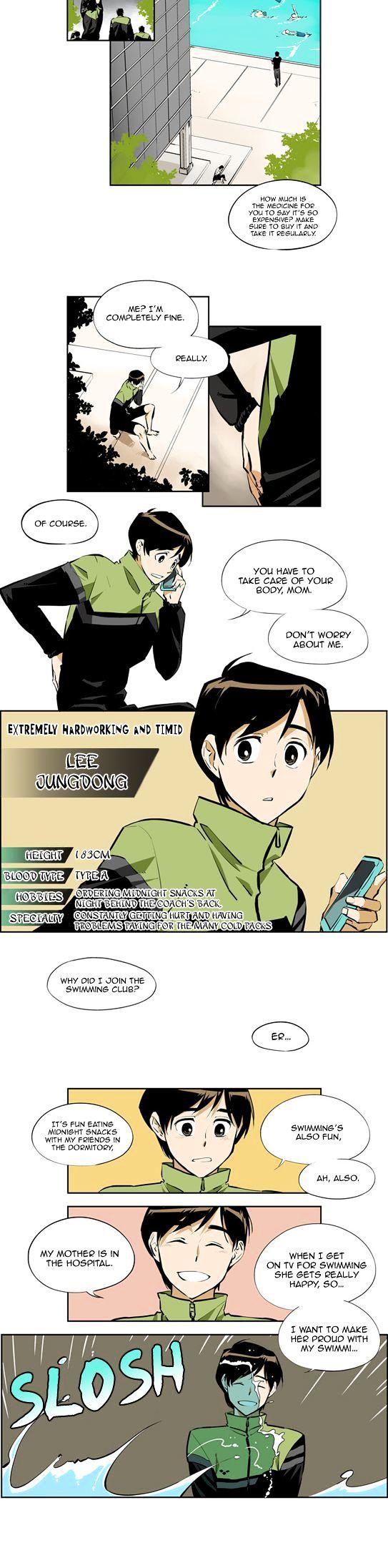 No Breathing Chapter 1 page 4 - Chapter 1 : Flower Boy Swimming Club