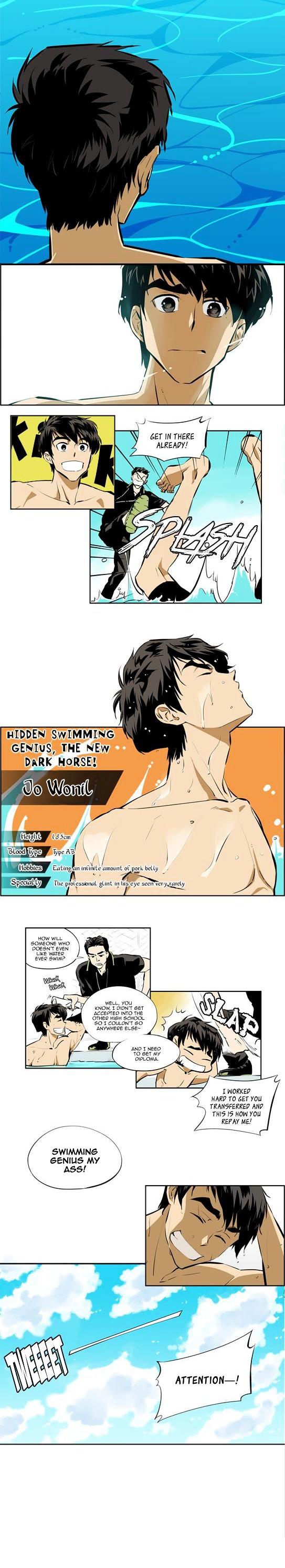 No Breathing Chapter 1 page 8 - Chapter 1 : Flower Boy Swimming Club