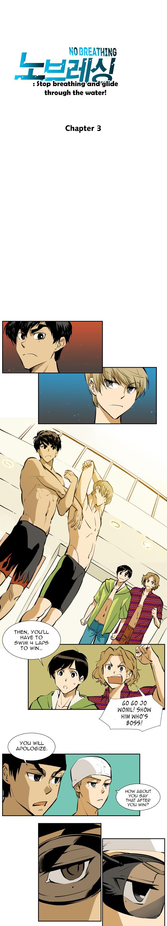 No Breathing Chapter 3.2 page 2 - Chapter 3 v2 : Stop Breathing and Glide Through the Water!