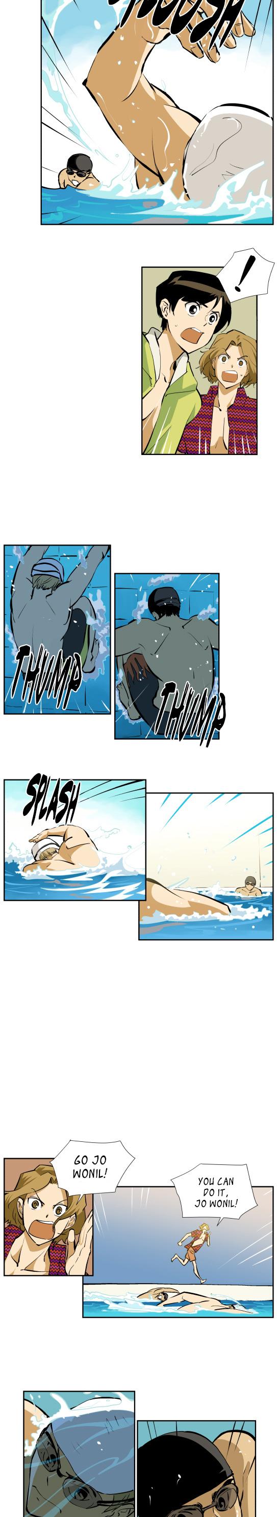 No Breathing Chapter 3.2 page 4 - Chapter 3 v2 : Stop Breathing and Glide Through the Water!