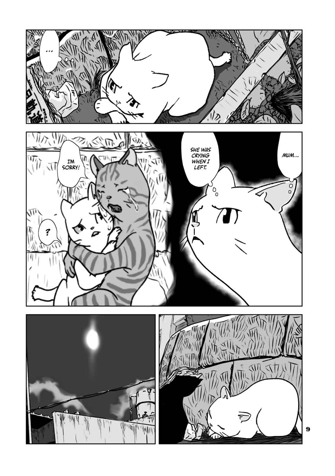 No cats were harmed in this comic. Chapter 1 page 12 - Chapter 1: Departure