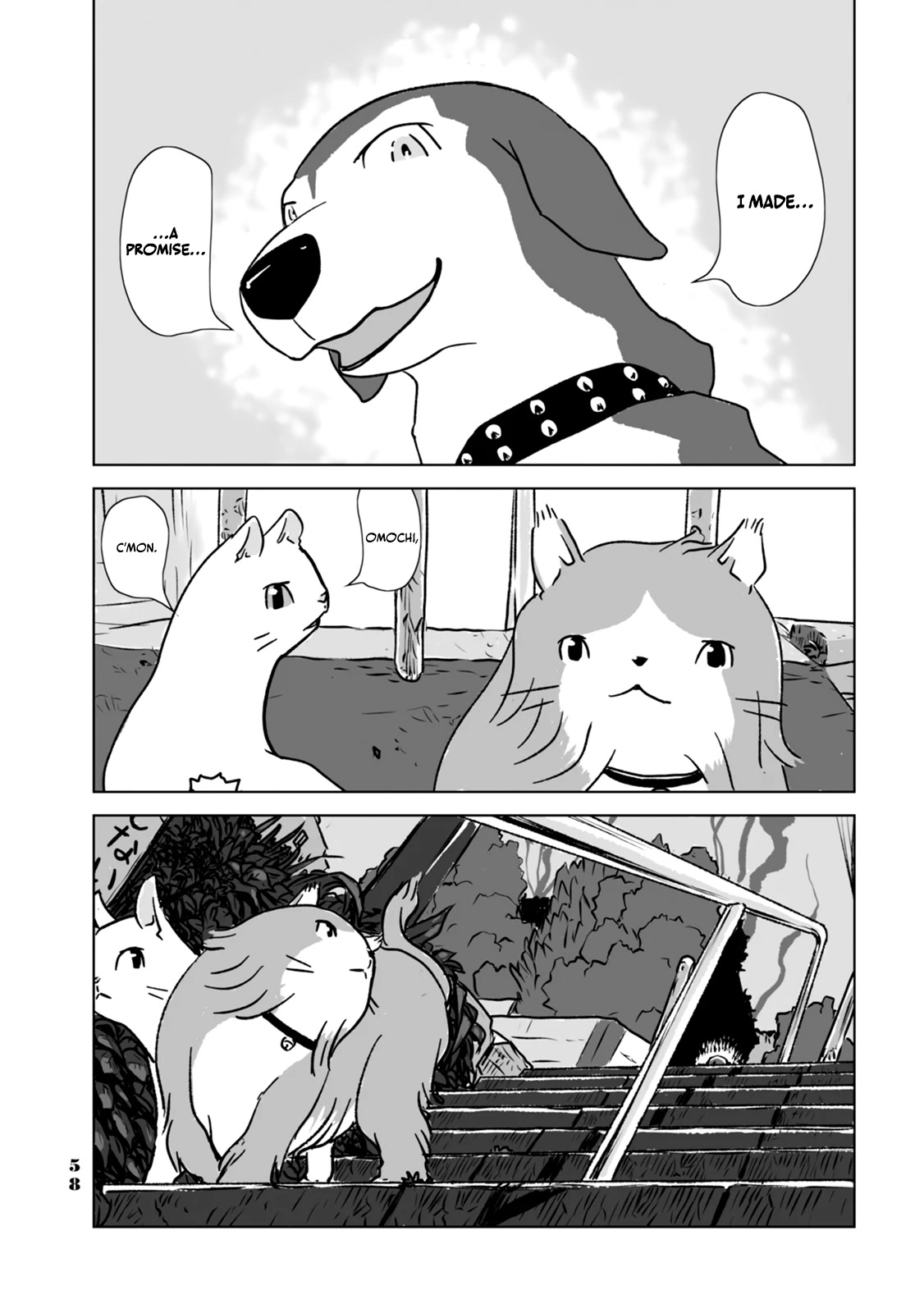 No cats were harmed in this comic. Chapter 3 page 20 - Chapter 3: I made a promise
