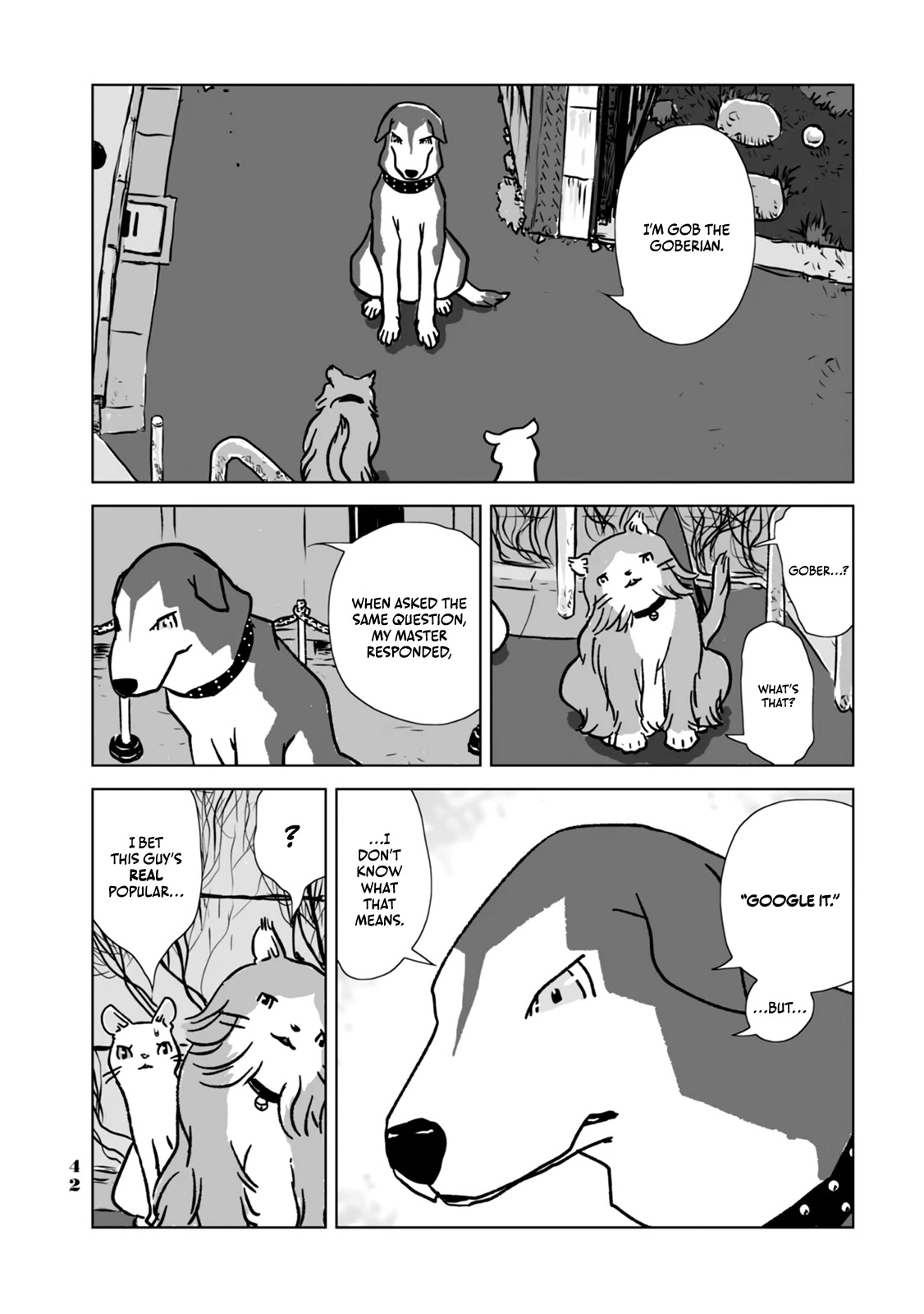 No cats were harmed in this comic. Chapter 3 page 4 - Chapter 3: I made a promise