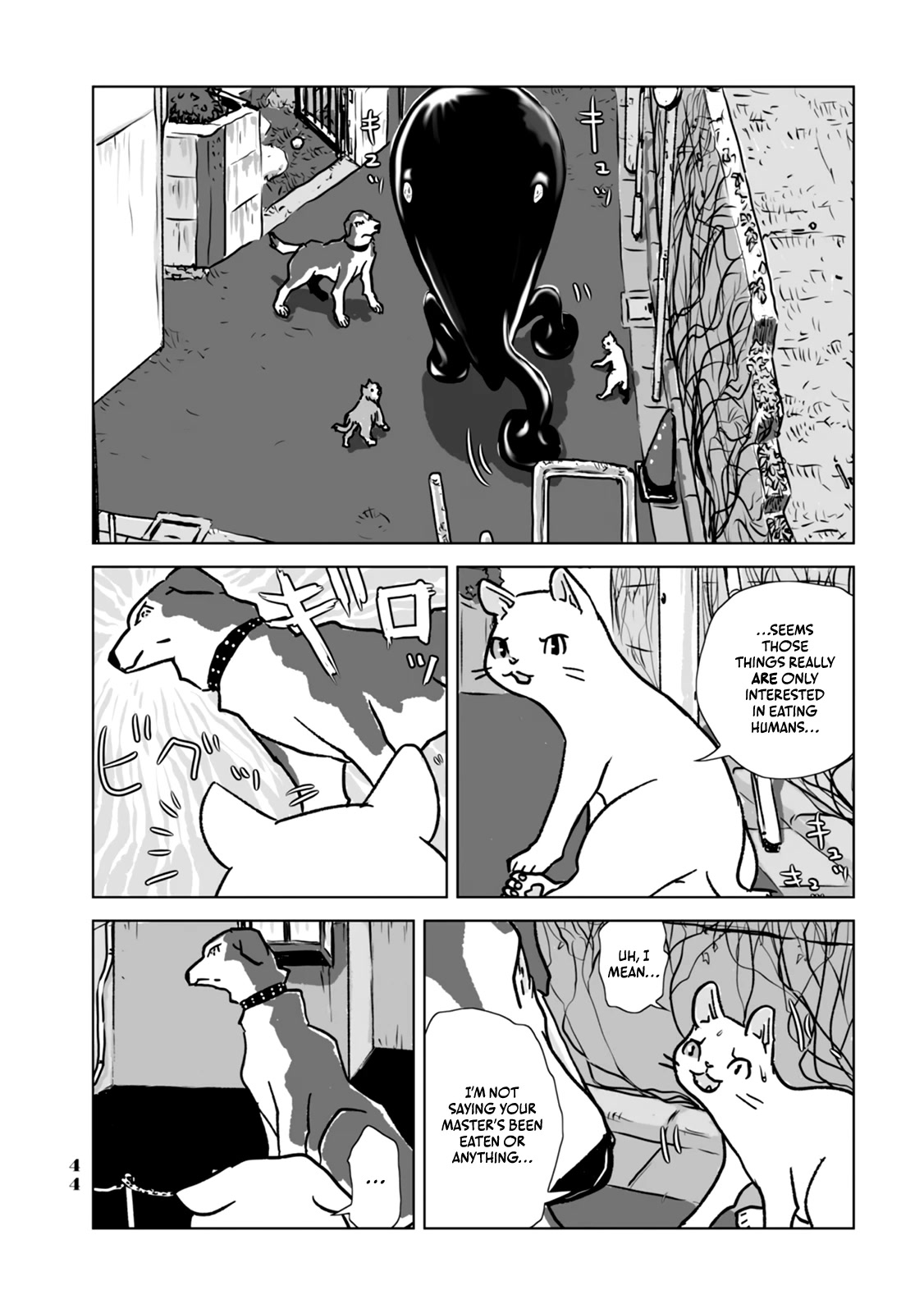 No cats were harmed in this comic. Chapter 3 page 6 - Chapter 3: I made a promise
