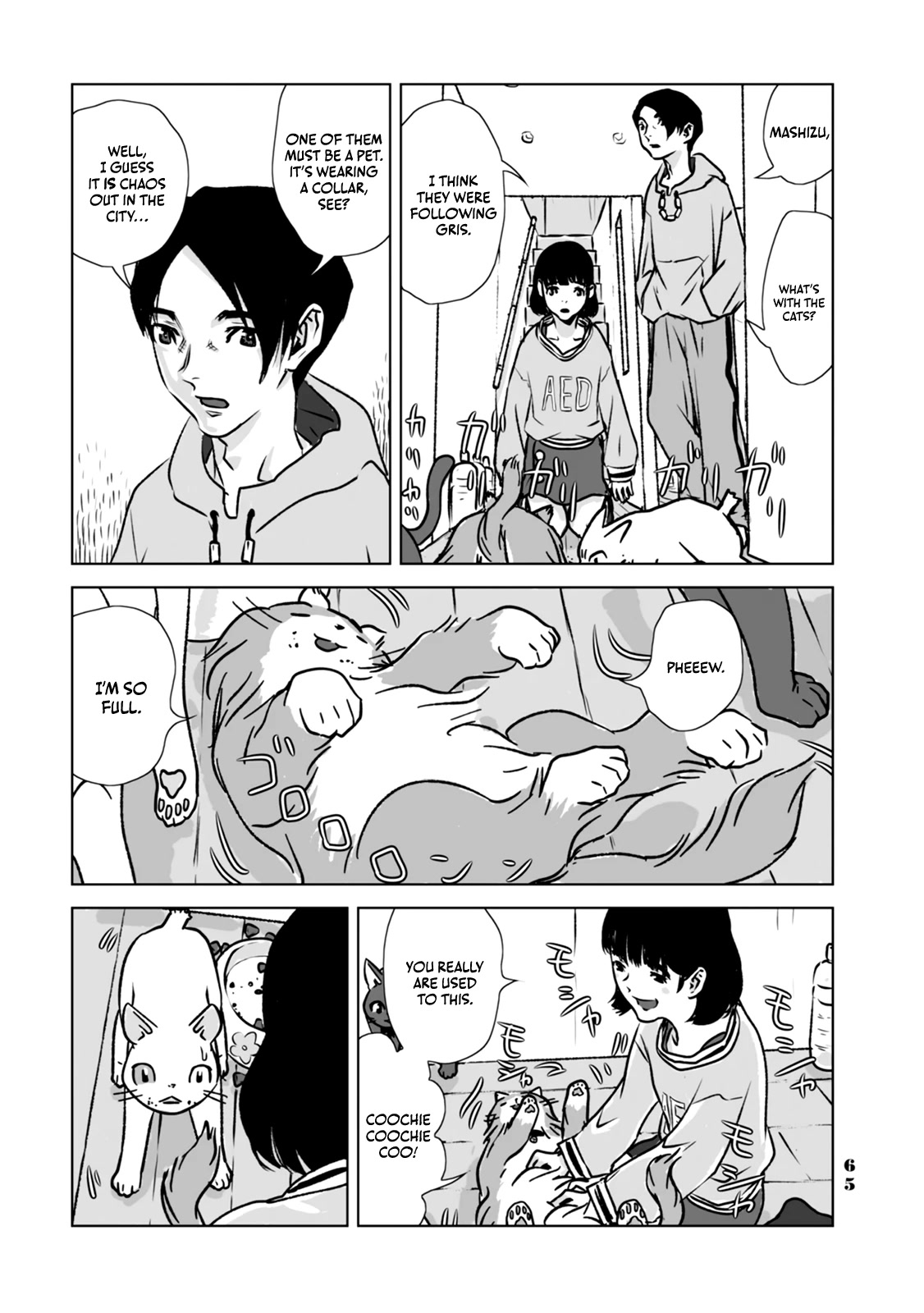 No cats were harmed in this comic. Chapter 4 page 7 - Chapter 4: That girl