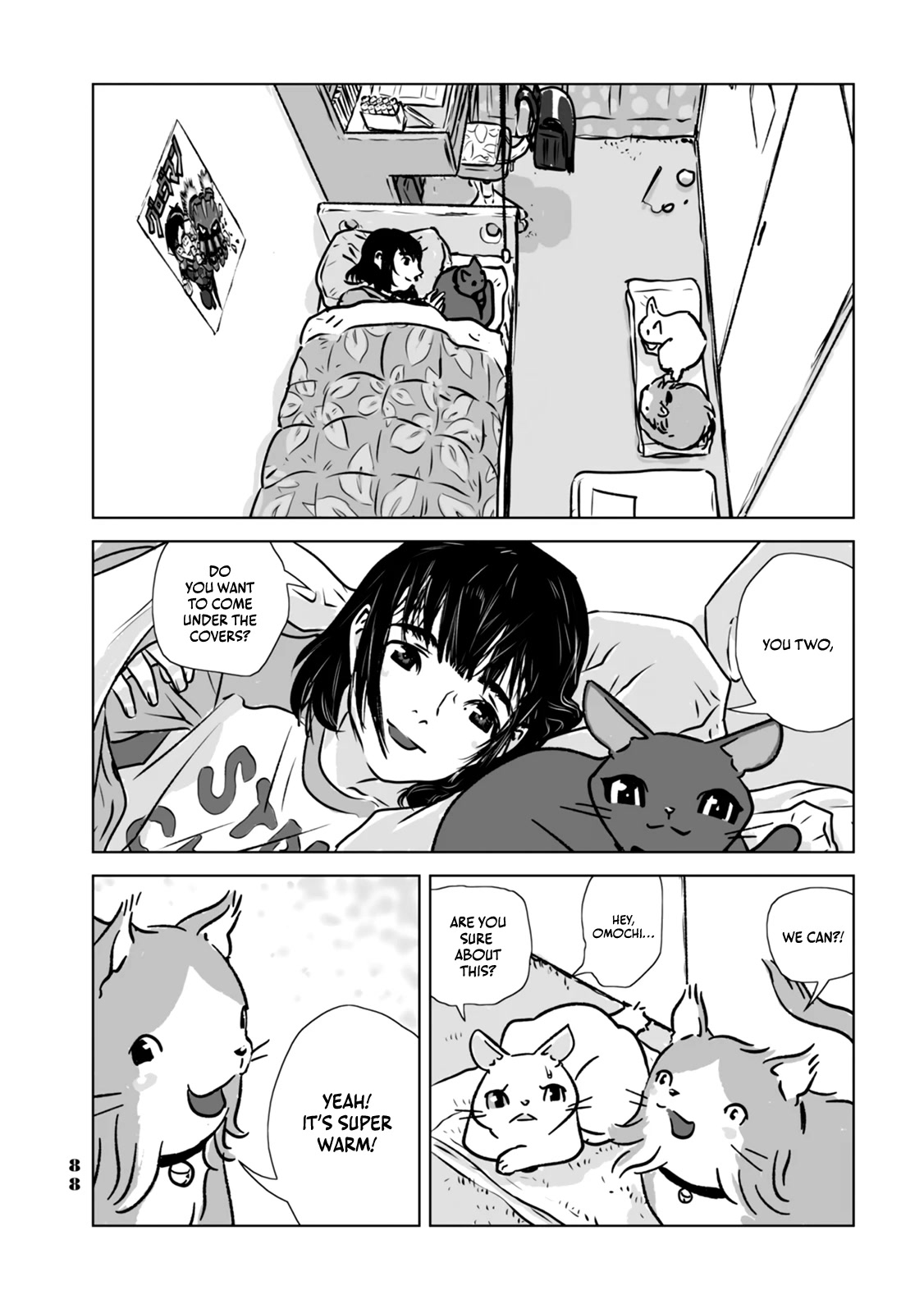 No cats were harmed in this comic. Chapter 5 page 12 - Chapter 5: Let's stay here