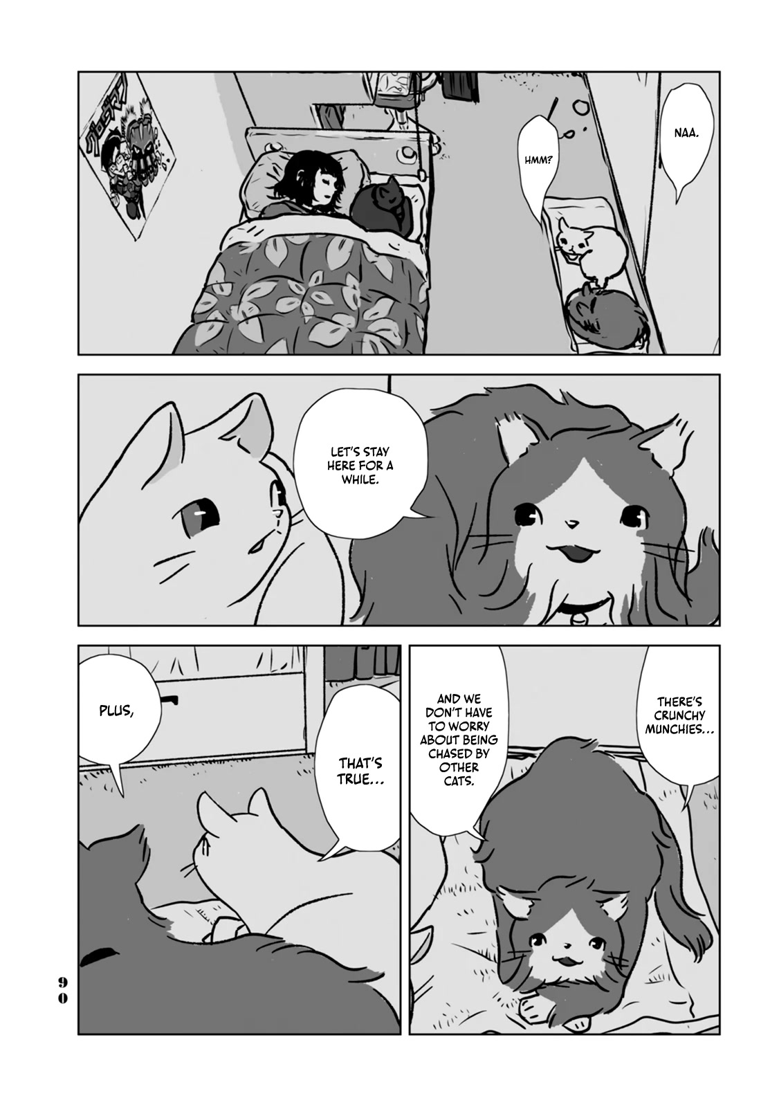 No cats were harmed in this comic. Chapter 5 page 14 - Chapter 5: Let's stay here