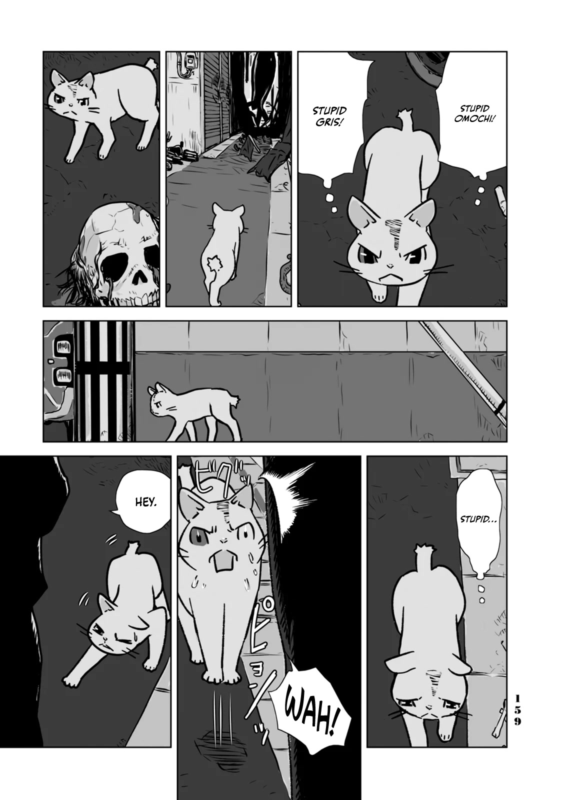 No cats were harmed in this comic. Chapter 8 page 17 - Chapter 8: Feelings are hard