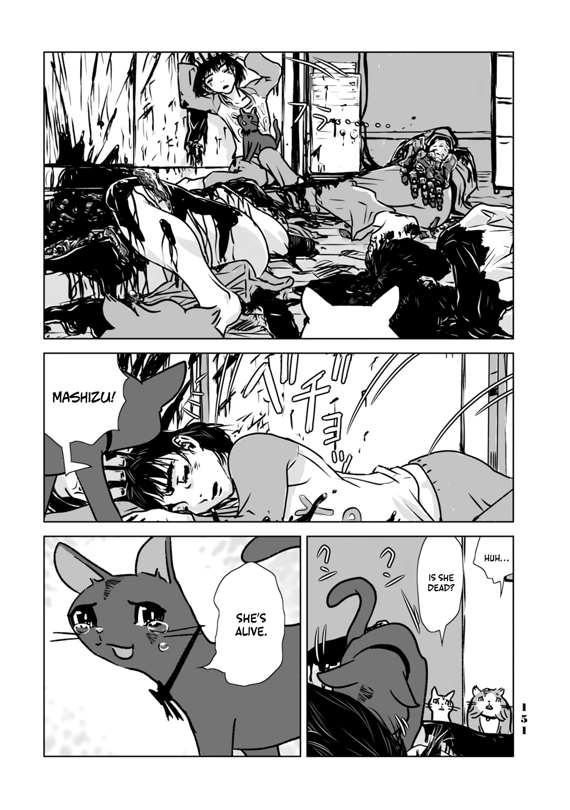 No cats were harmed in this comic. Chapter 8 page 9 - Chapter 8: Feelings are hard