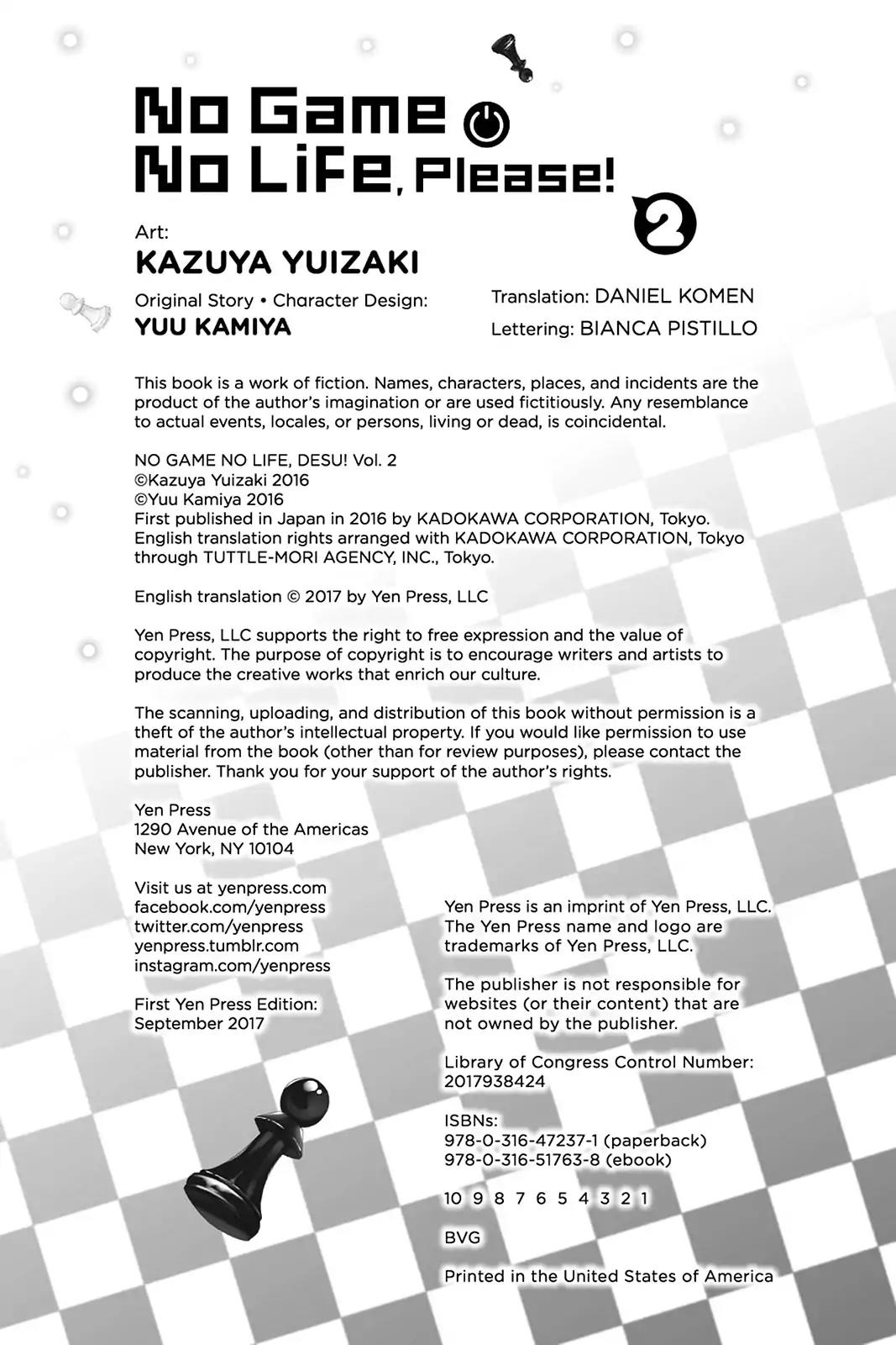 No Game No Life Desu! Chapter 10.6 page 7 - Vol.2 Afterword
