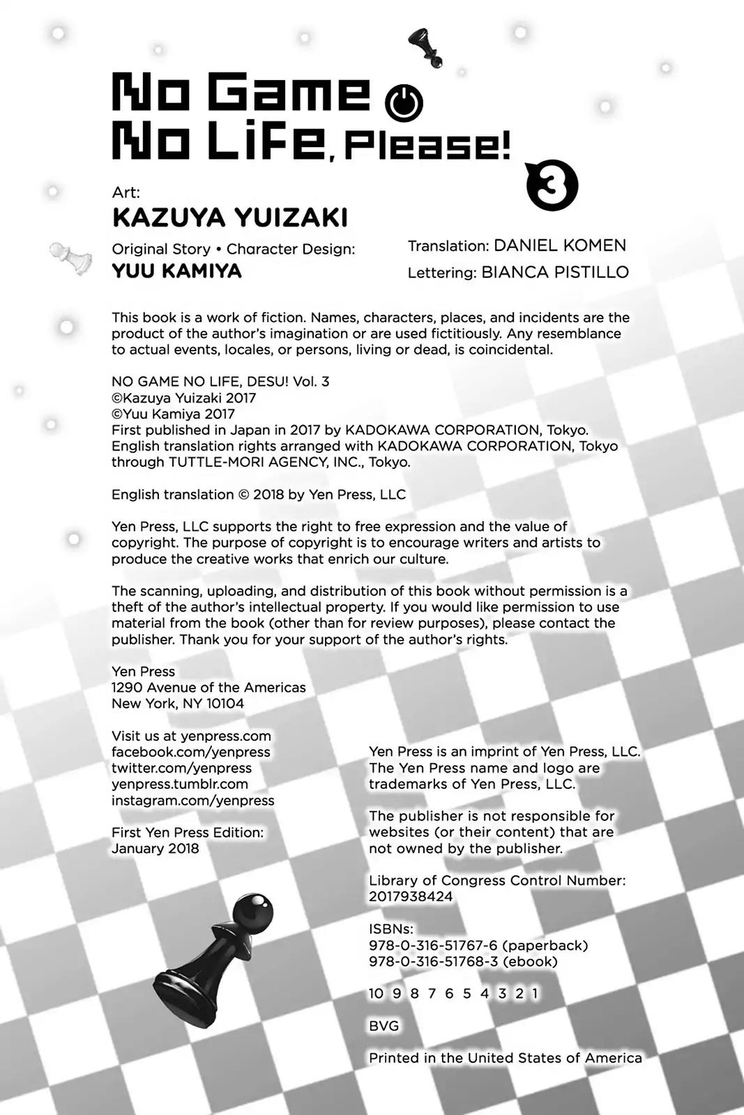 No Game No Life Desu! Chapter 15.6 page 7 - Vol.3 Afterword