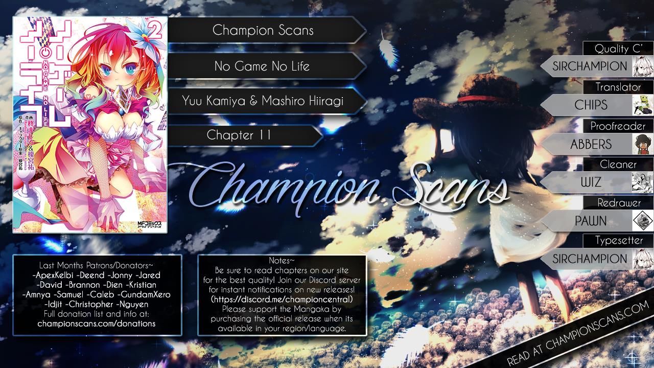 No Game No Life Chapter 11 page 1 - Chapter 11