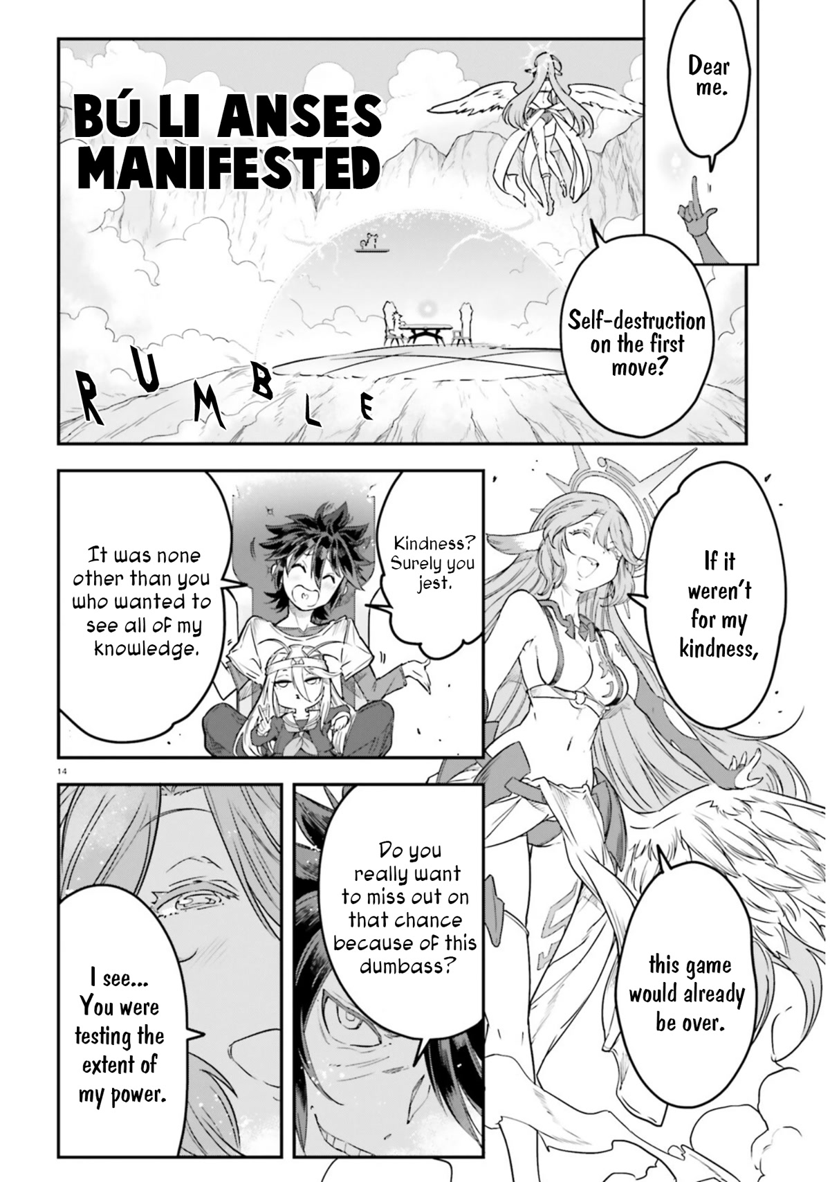 No Game No Life Chapter 15 page 14 - Chapter 15: Materialization Shiritori