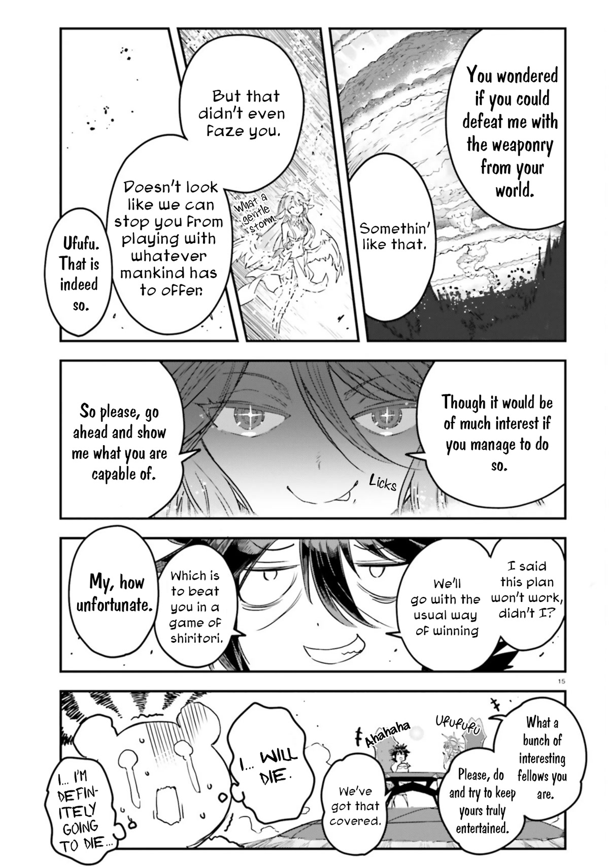 No Game No Life Chapter 15 page 15 - Chapter 15: Materialization Shiritori