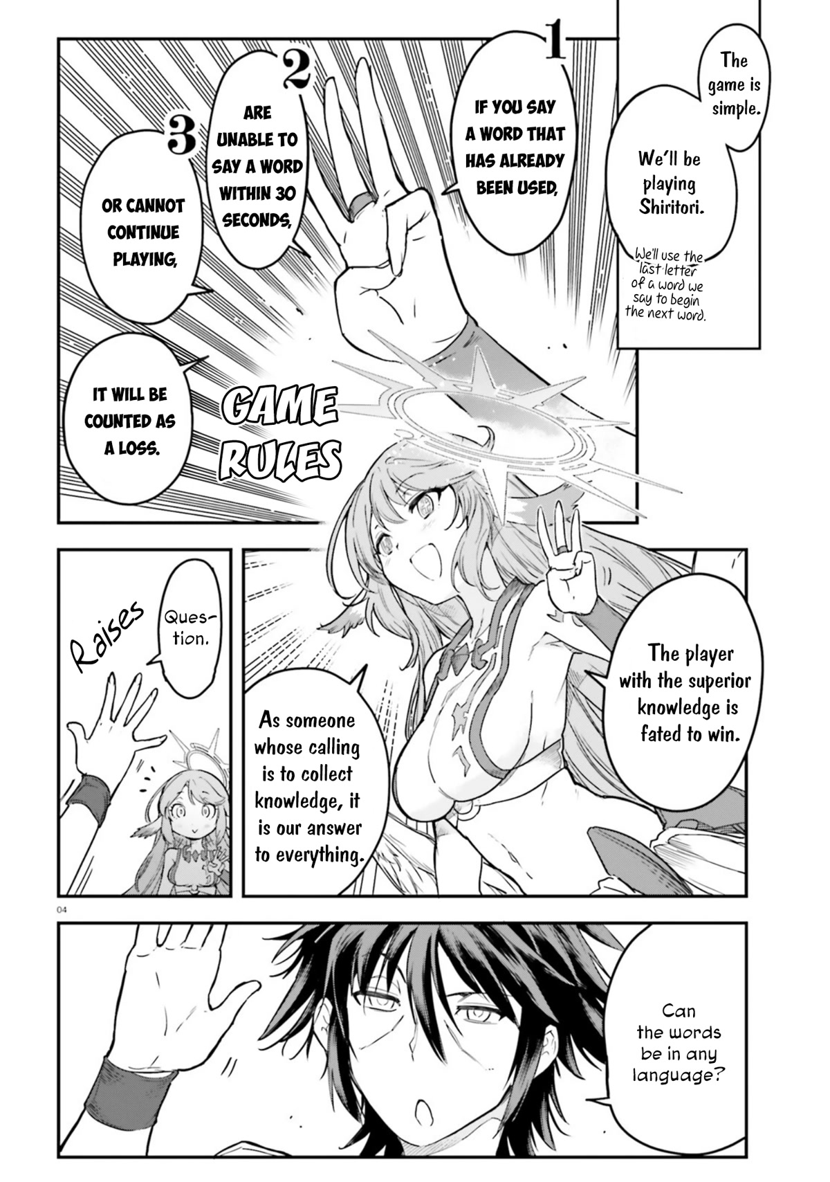 No Game No Life Chapter 15 page 5 - Chapter 15: Materialization Shiritori