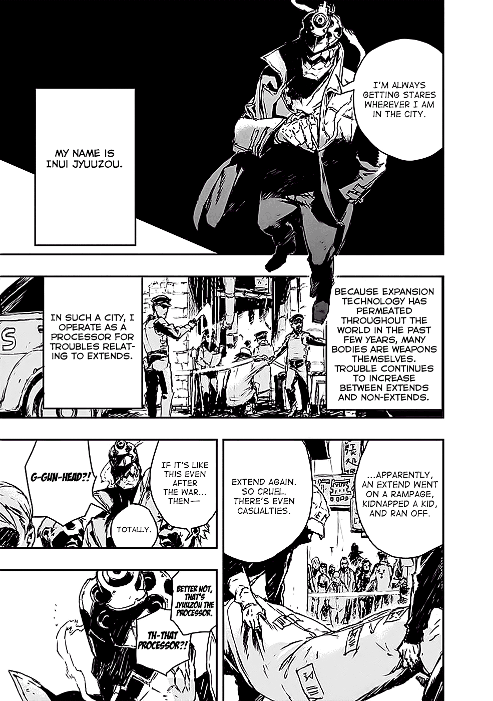 No Guns Life Chapter 1 page 14 - Chapter 1: Rampaged Extend