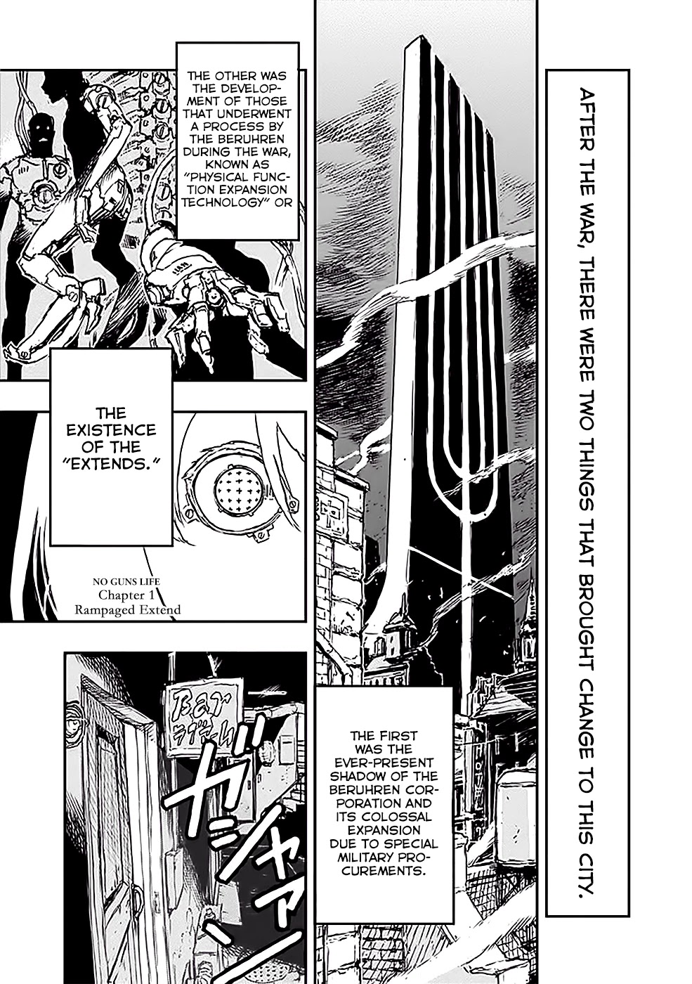 No Guns Life Chapter 1 page 6 - Chapter 1: Rampaged Extend